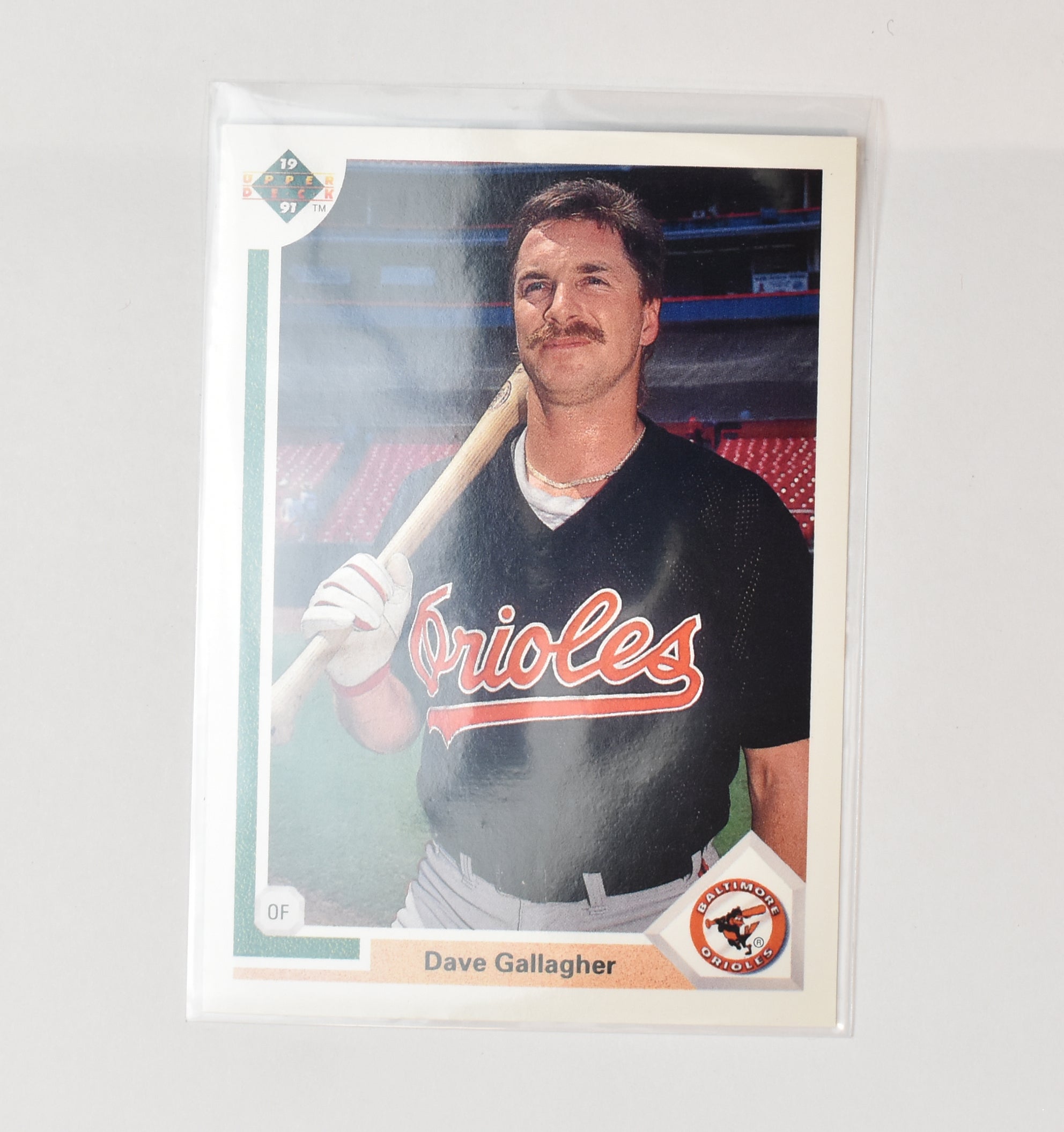 Dave Gallagher 508 Upper Deck Baseball Card 1991 Baltimore Orioles