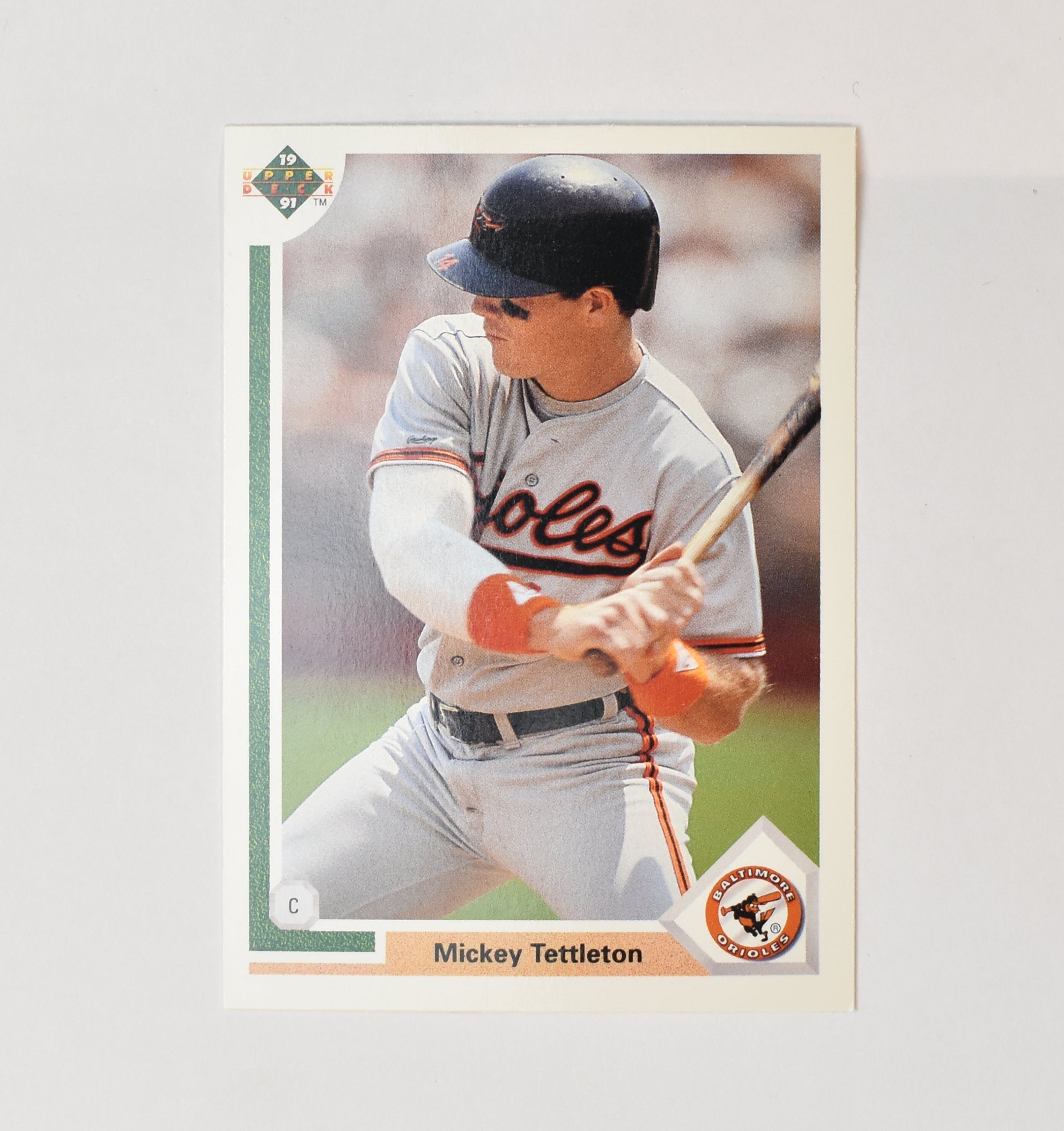 Mickey Tettleton 296 Upper Deck Baseball Card 1991 Baltimore Orioles