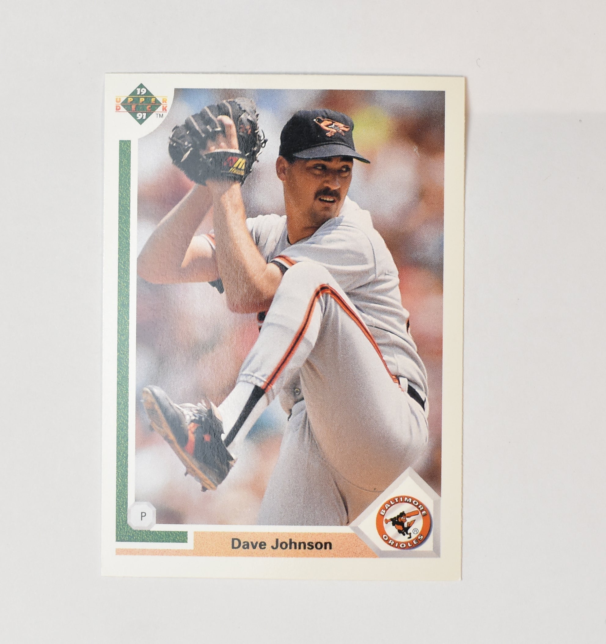 Dave Johnson 299 Upper Deck Baseball Card 1991 Baltimore Orioles