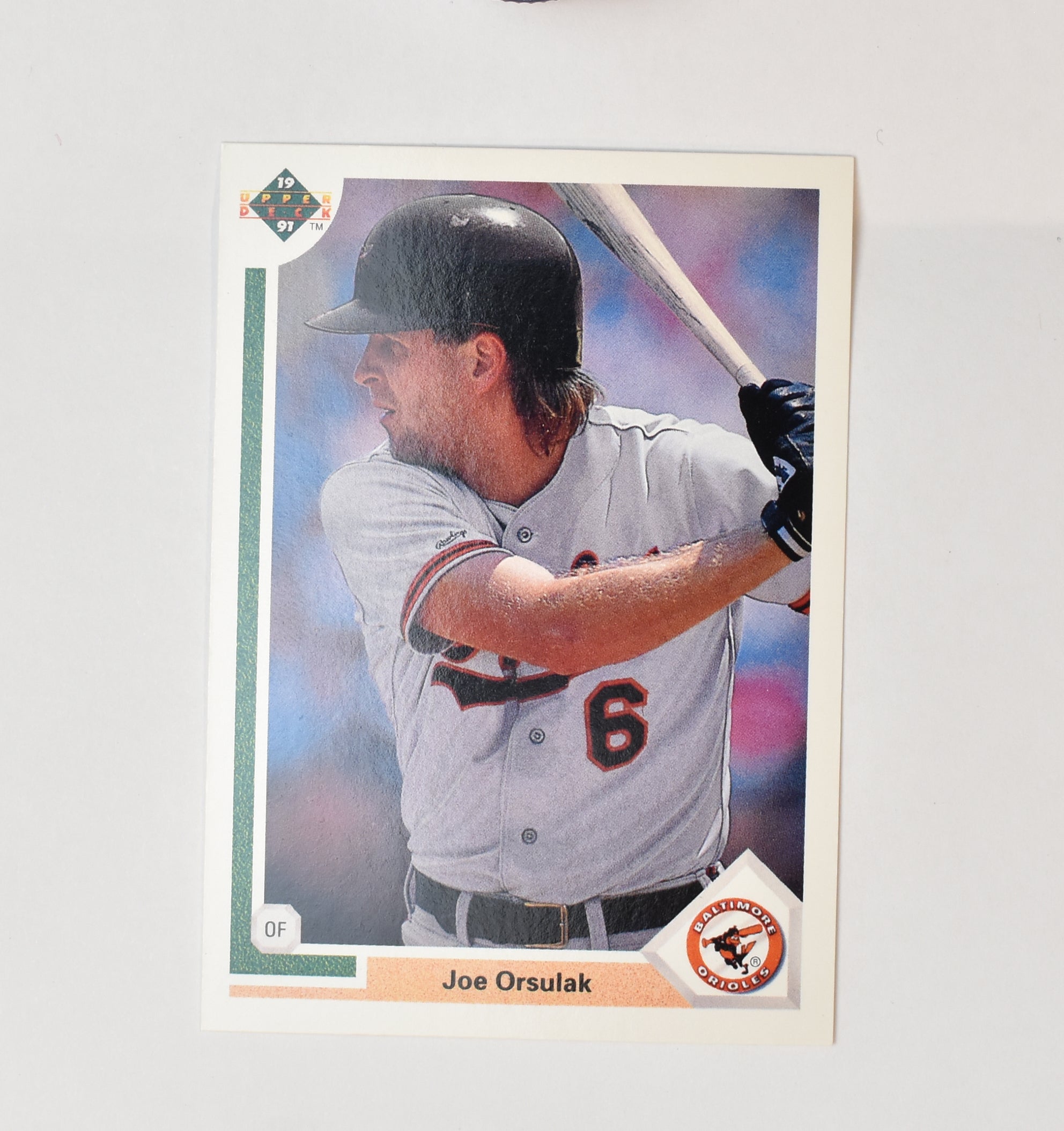 Joe Orsulak 506 Upper Deck Baseball Card 1991 Baltimore Orioles