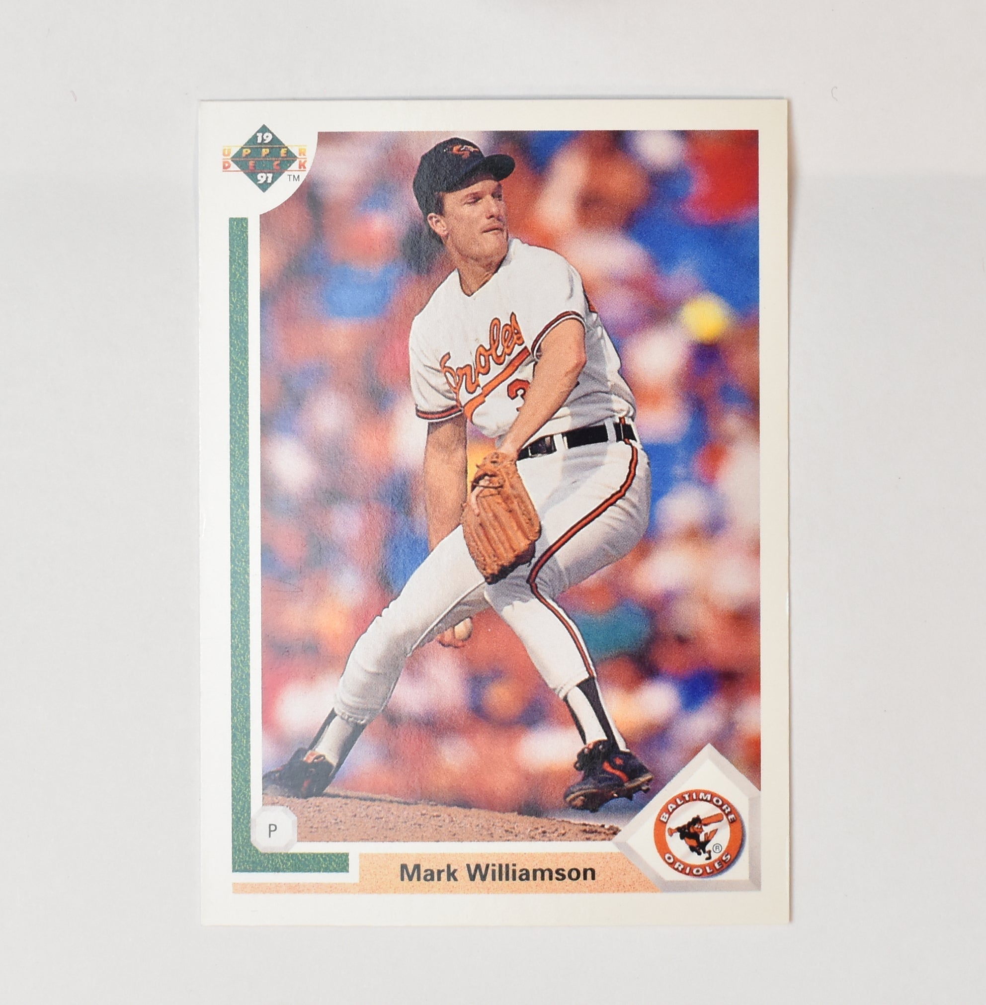 Mark Williamson 510 Upper Deck Baseball Card 1991 Baltimore Orioles