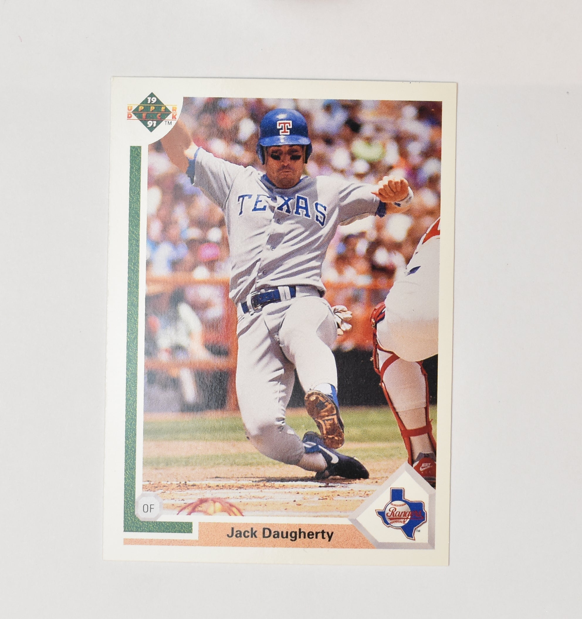 Jack Daugherty 284 Upper Deck Baseball Card 1991 Texas Rangers