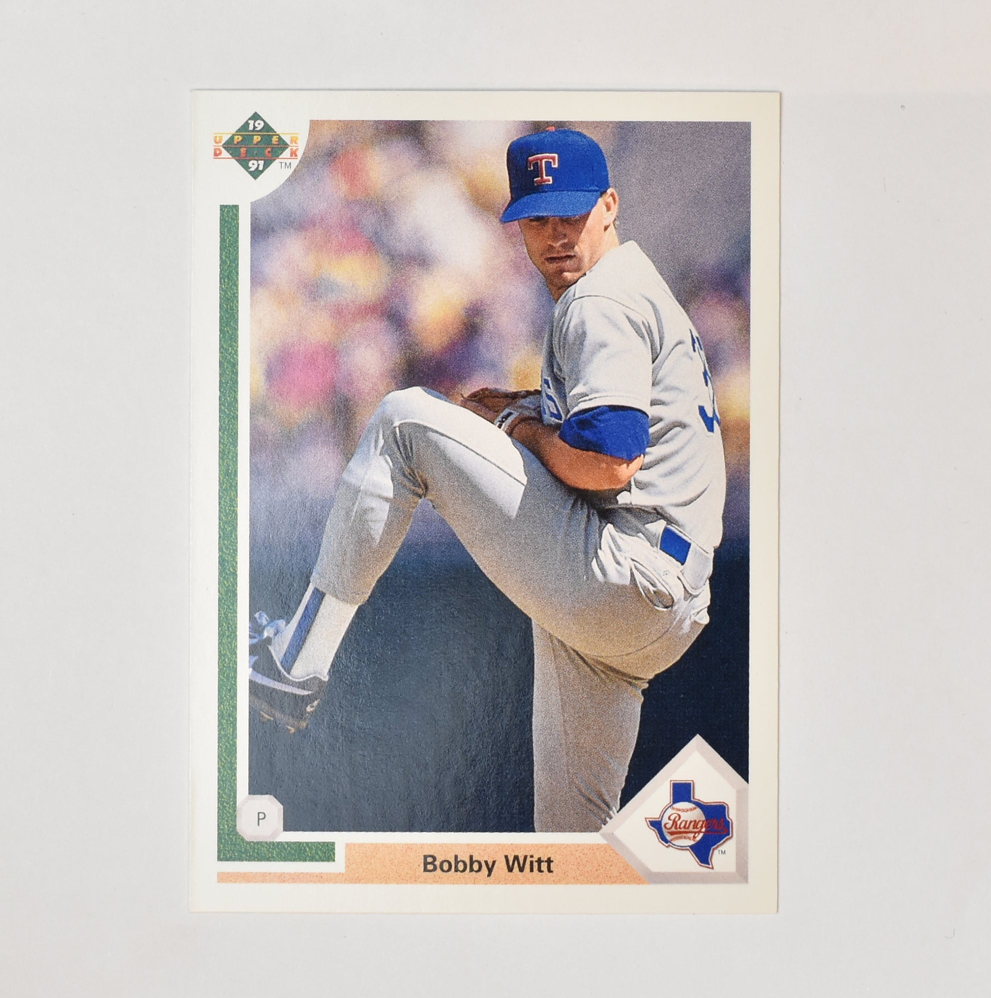 Bobby Witt 627 Upper Deck Baseball Card 1991 Texas Rangers