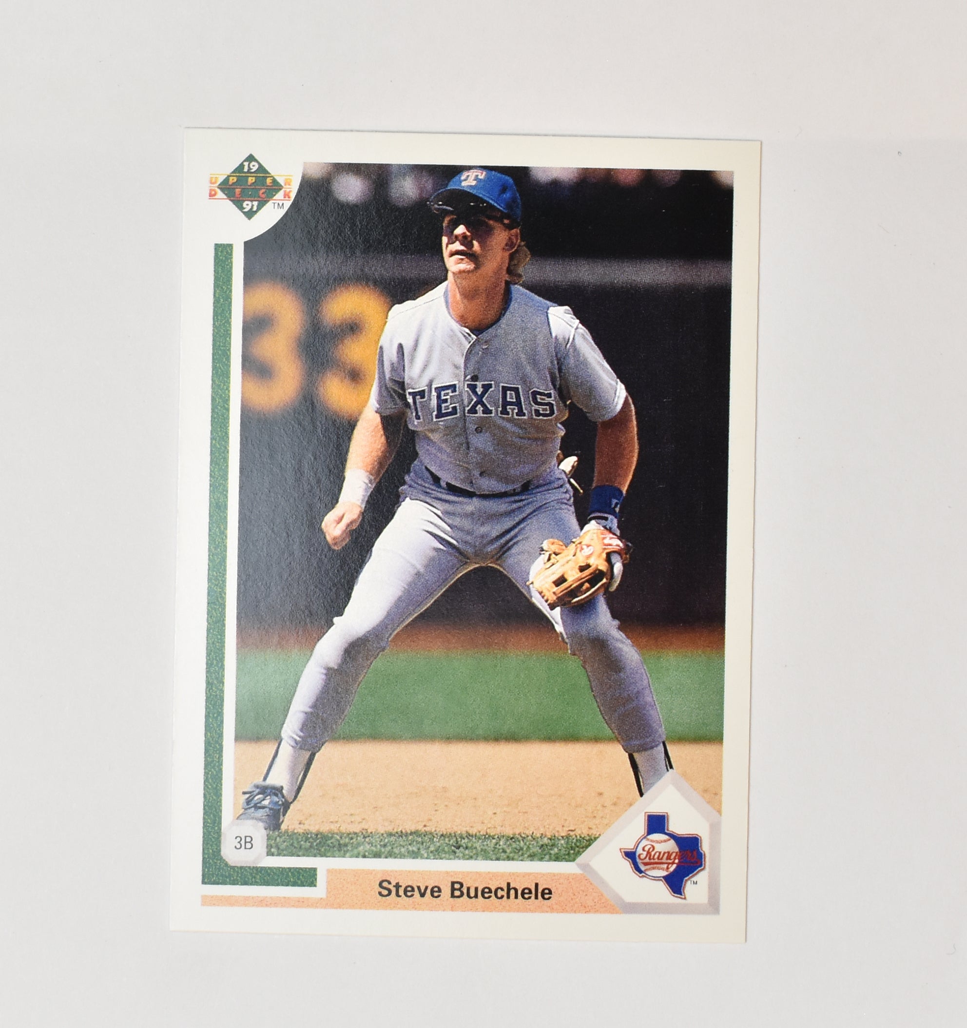 Steve Buechele 650 Upper Deck Baseball Card 1991 Texas Rangers