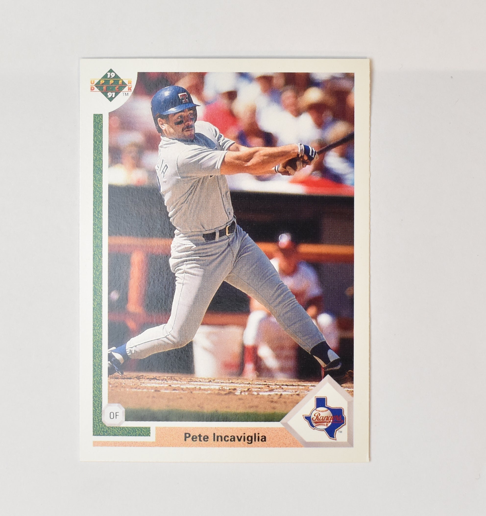 Pete Incaviglia 453 Upper Deck Baseball Card 1991 Texas Rangers