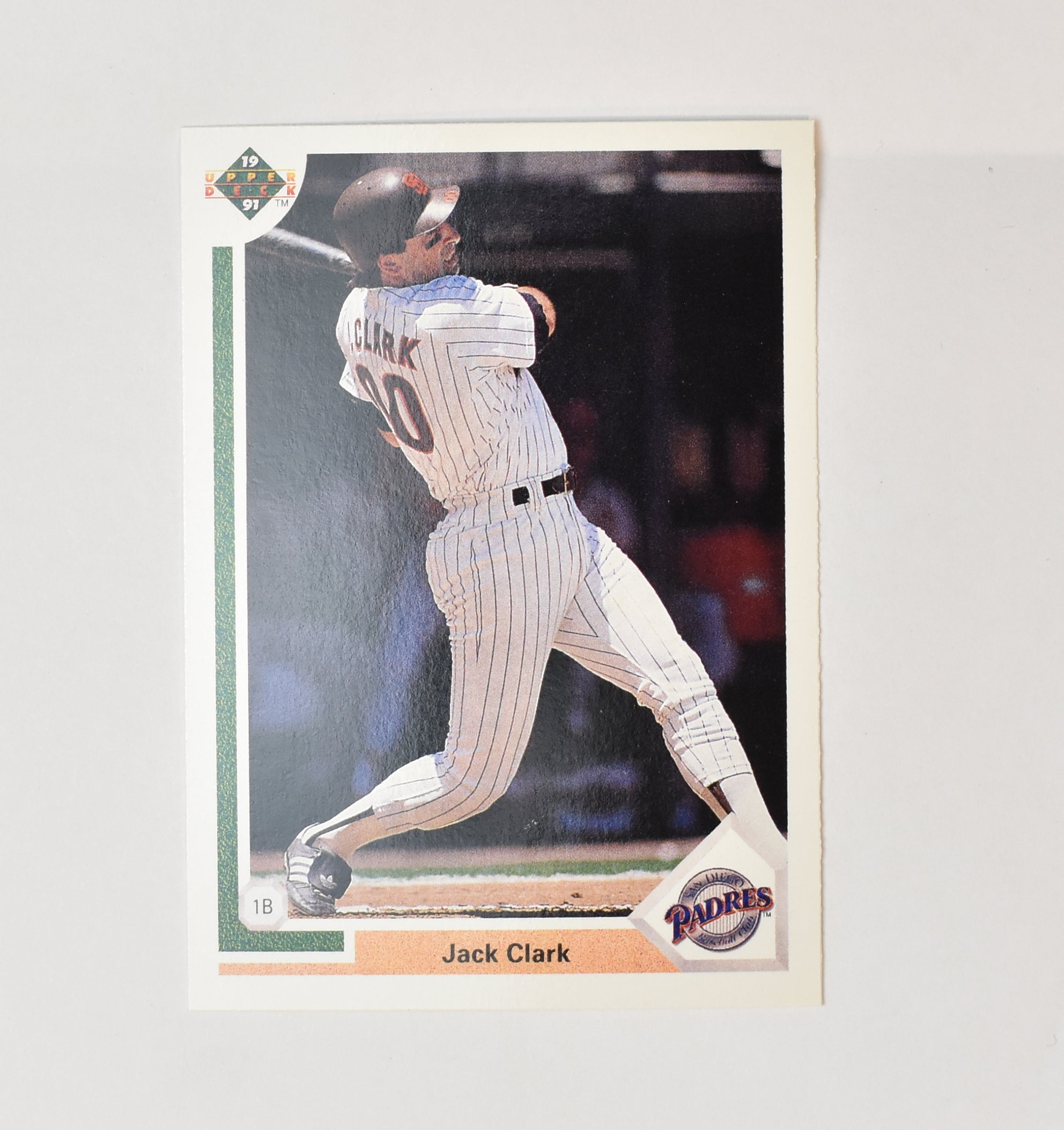 Jack Clark 331 Upper Deck Baseball Card 1991 San Diego Padres
