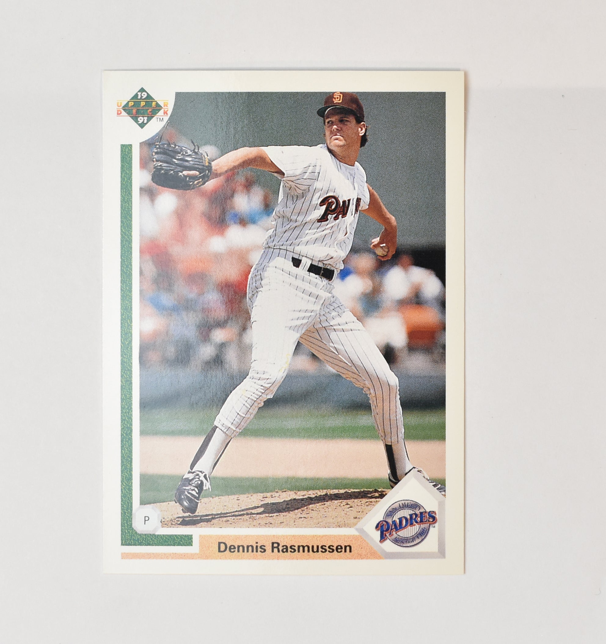 Dennis Rasmussen 230 Upper Deck Baseball Card 1991 San Diego Padres