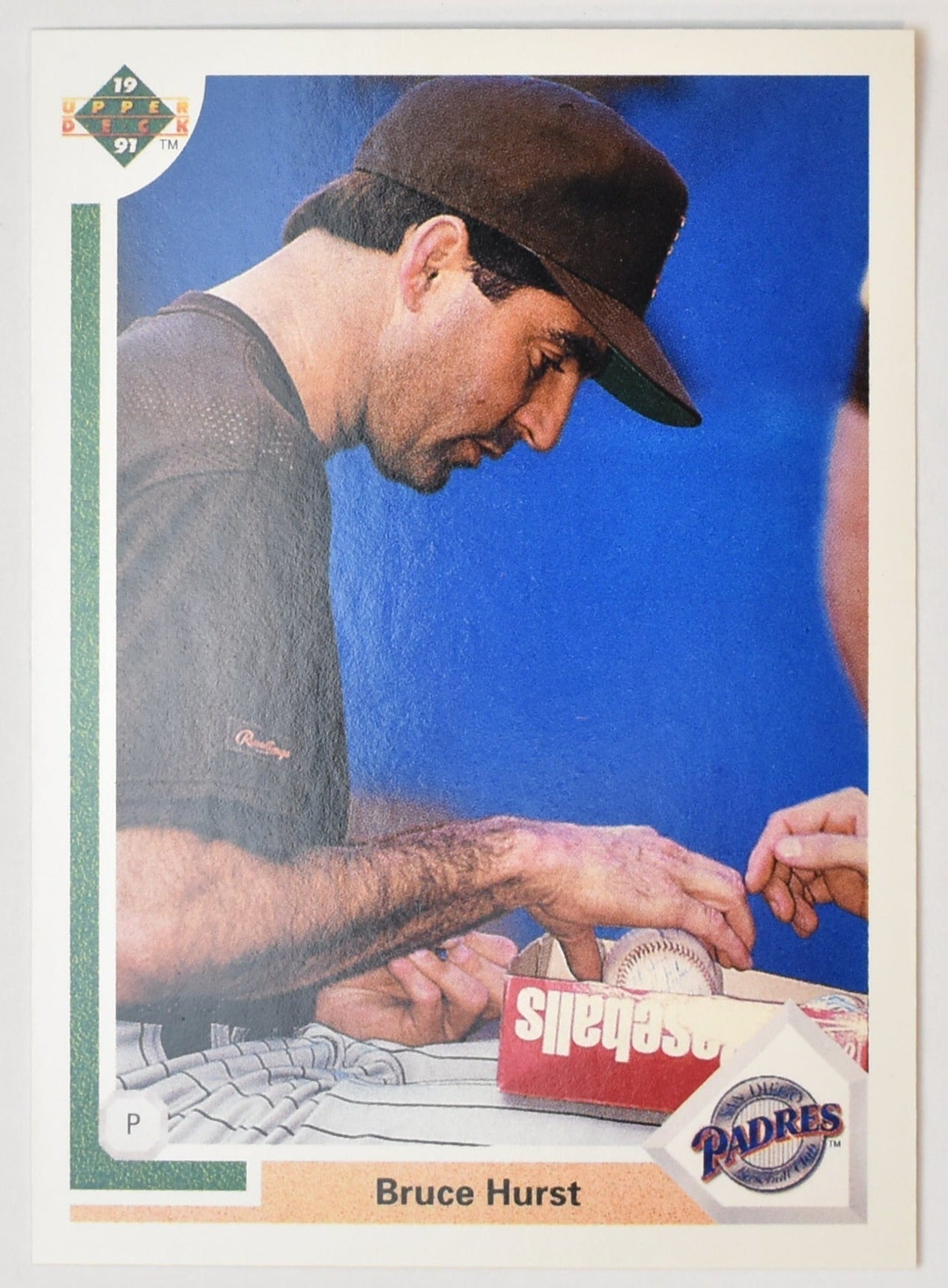 Bruce Hurst 602 Upper Deck Baseball Card 1991 San Diego Padres