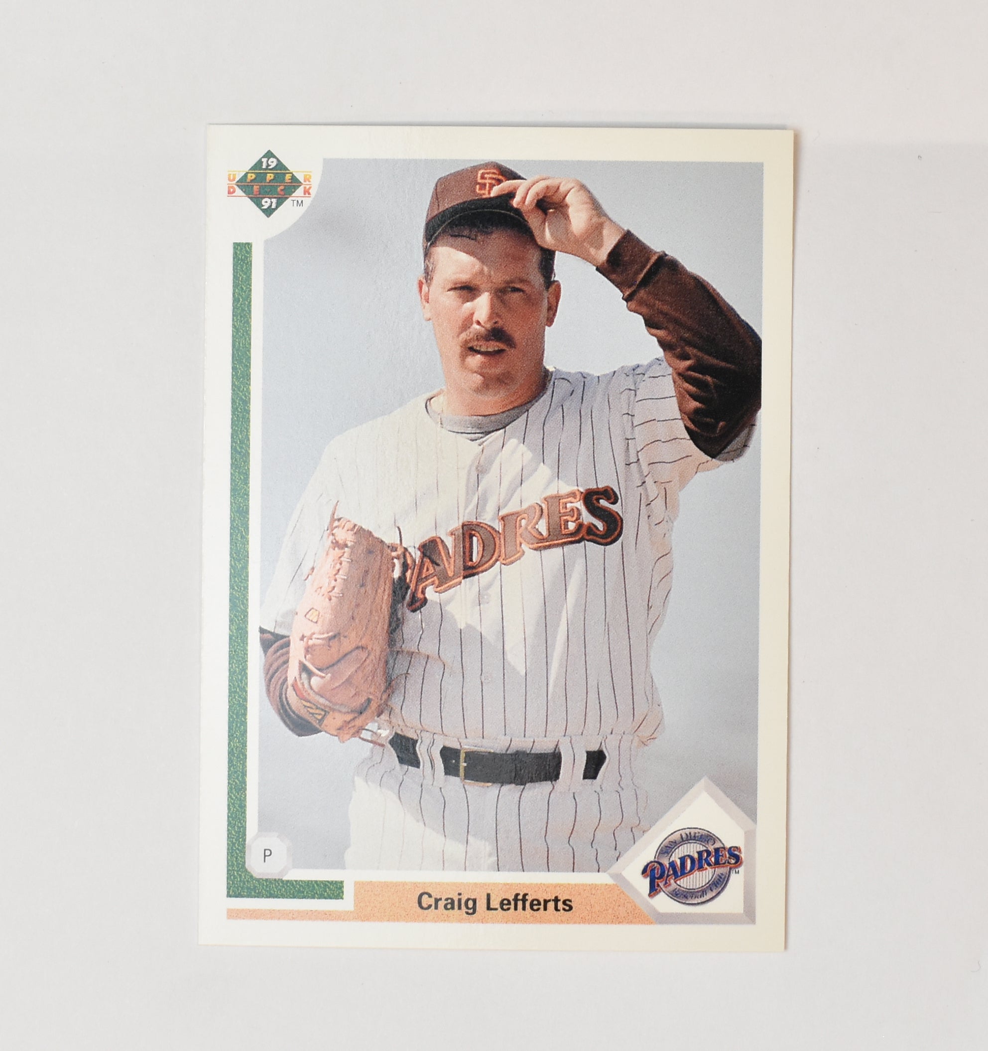 Craig Lefferts 228 Upper Deck Baseball Card 1991 San Diego Padres