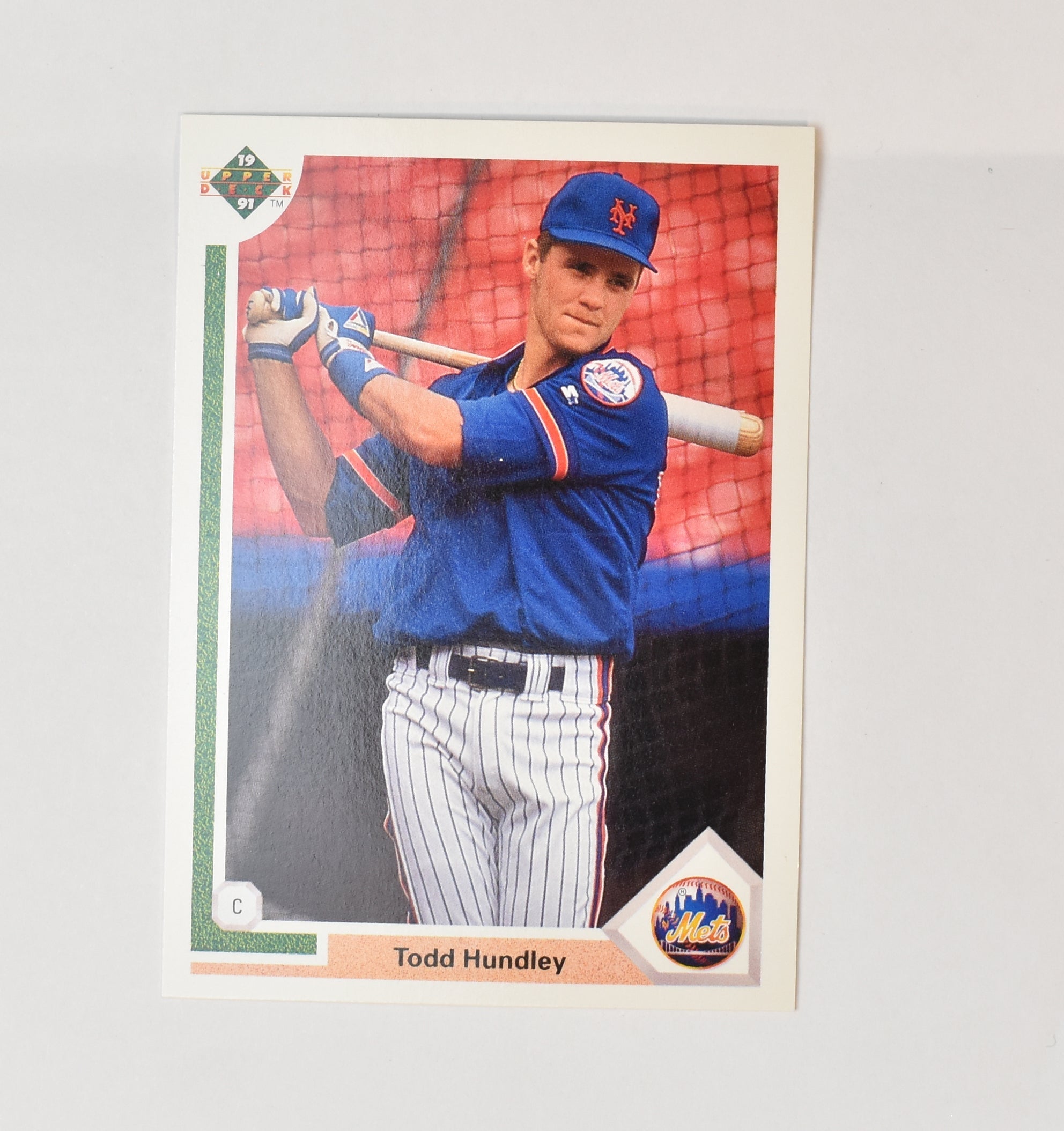 Todd Hundley 440 Upper Deck Baseball Card 1991 New York Mets