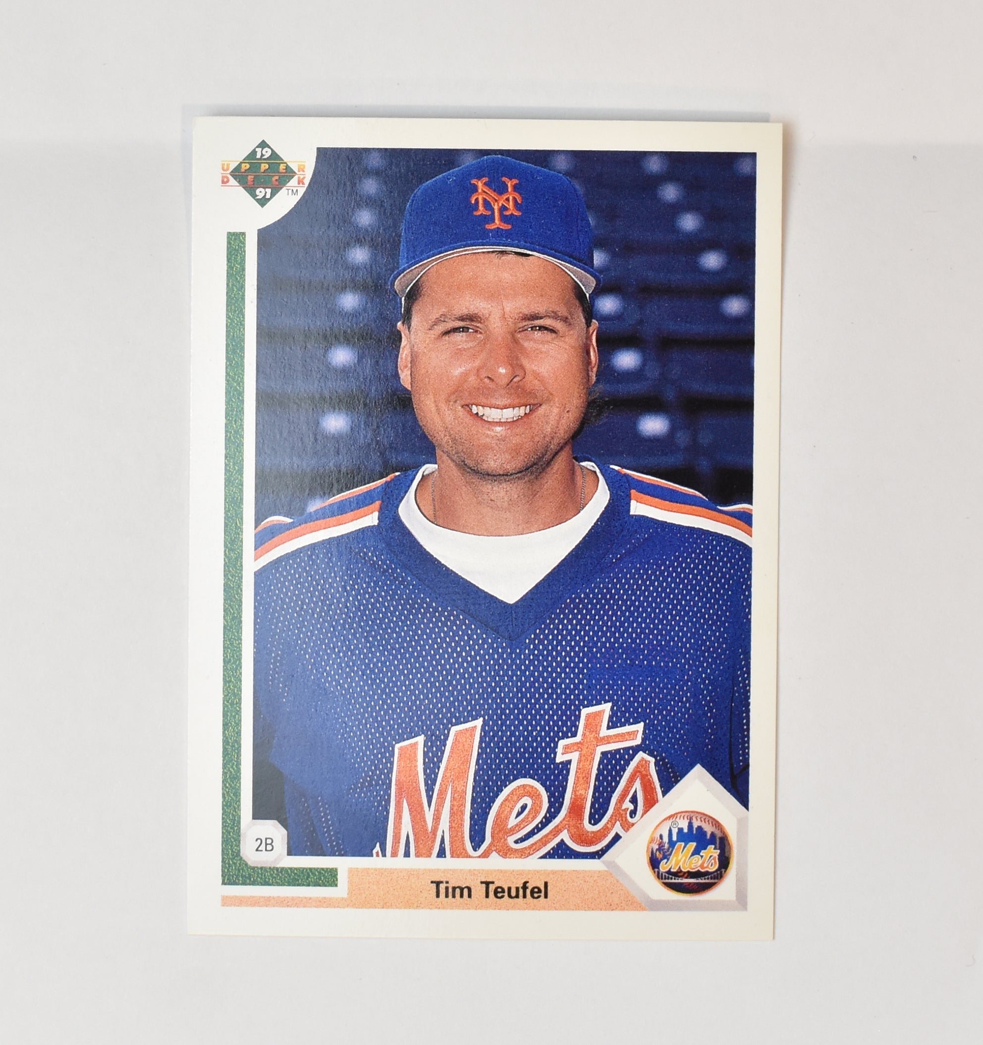 Tim Teufel 370 Upper Deck Baseball Card 1991 New York Mets