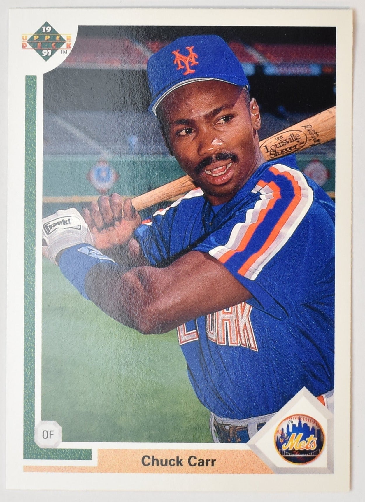 Chuck Carr 514 Upper Deck Baseball Card 1991 New York Mets
