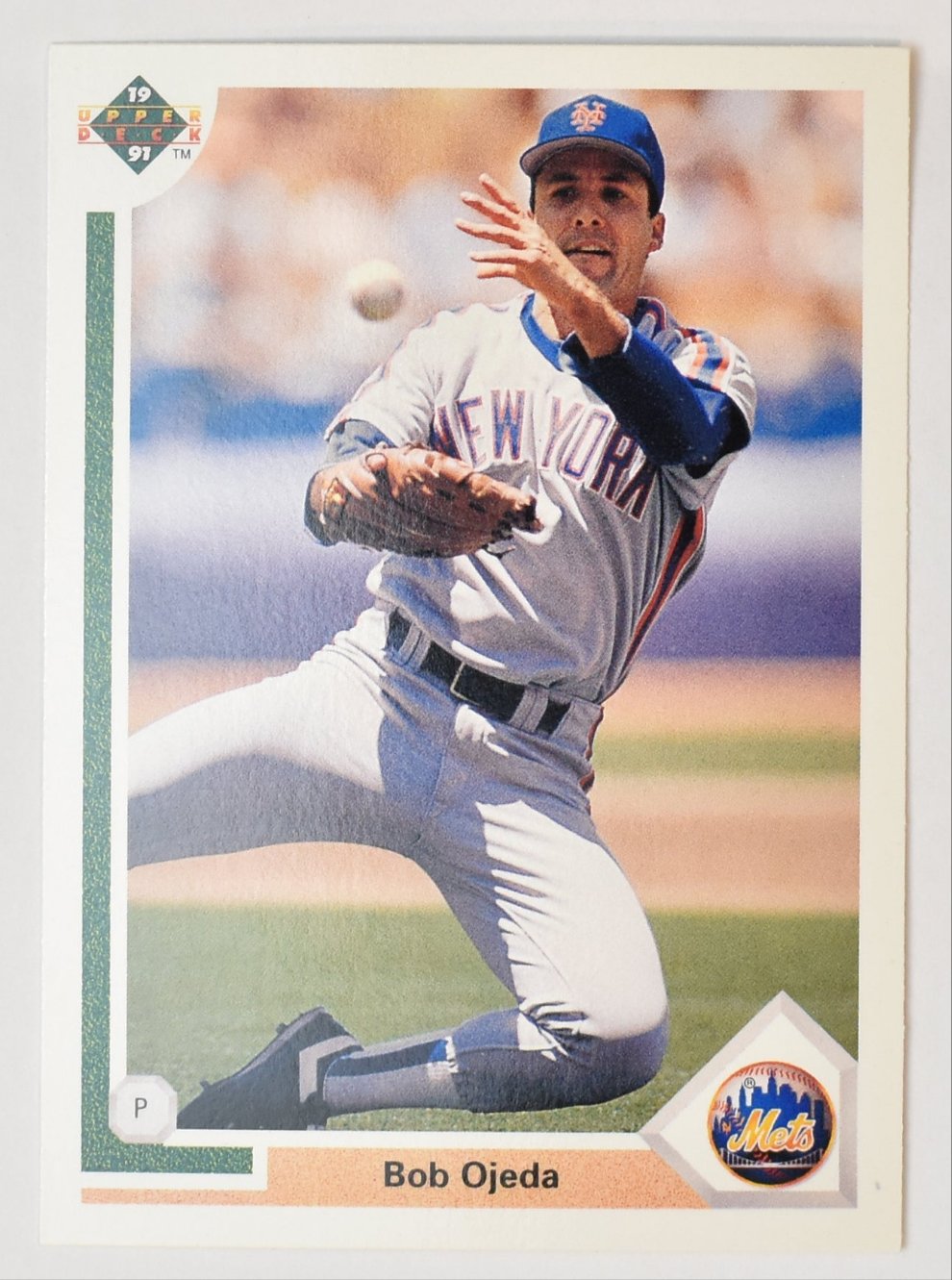 Bob Ojeda 179 Upper Deck Baseball Card 1991 New York Mets