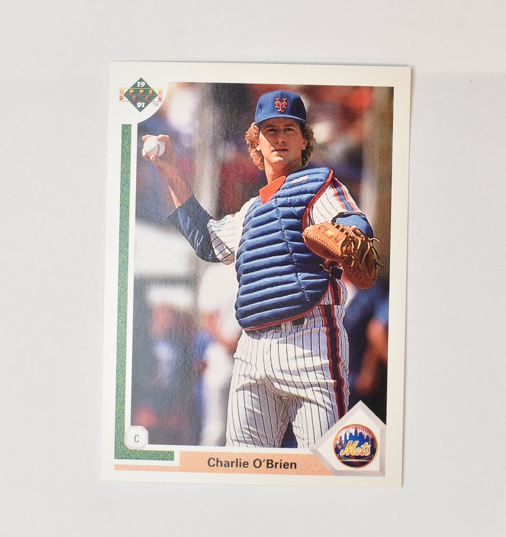 Charlie Obrien 420 Upper Deck Baseball Card 91 New York Mets