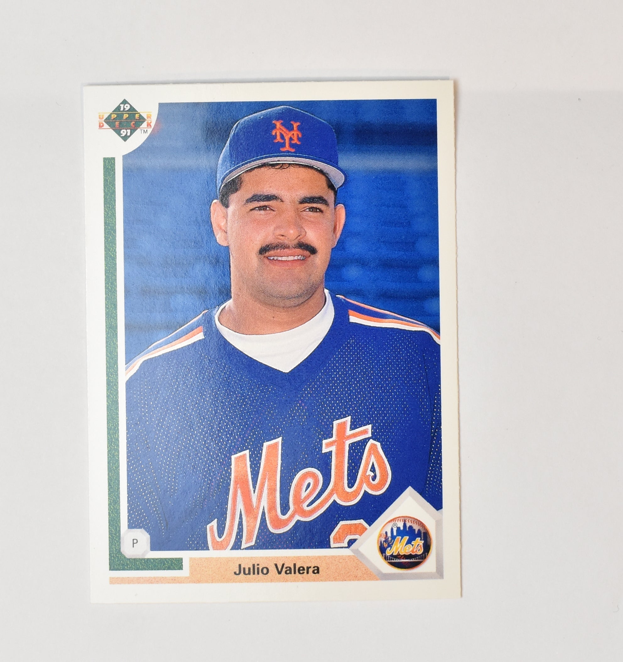 Julio Valera 534 Upper Deck Baseball Card 1991 New York Mets