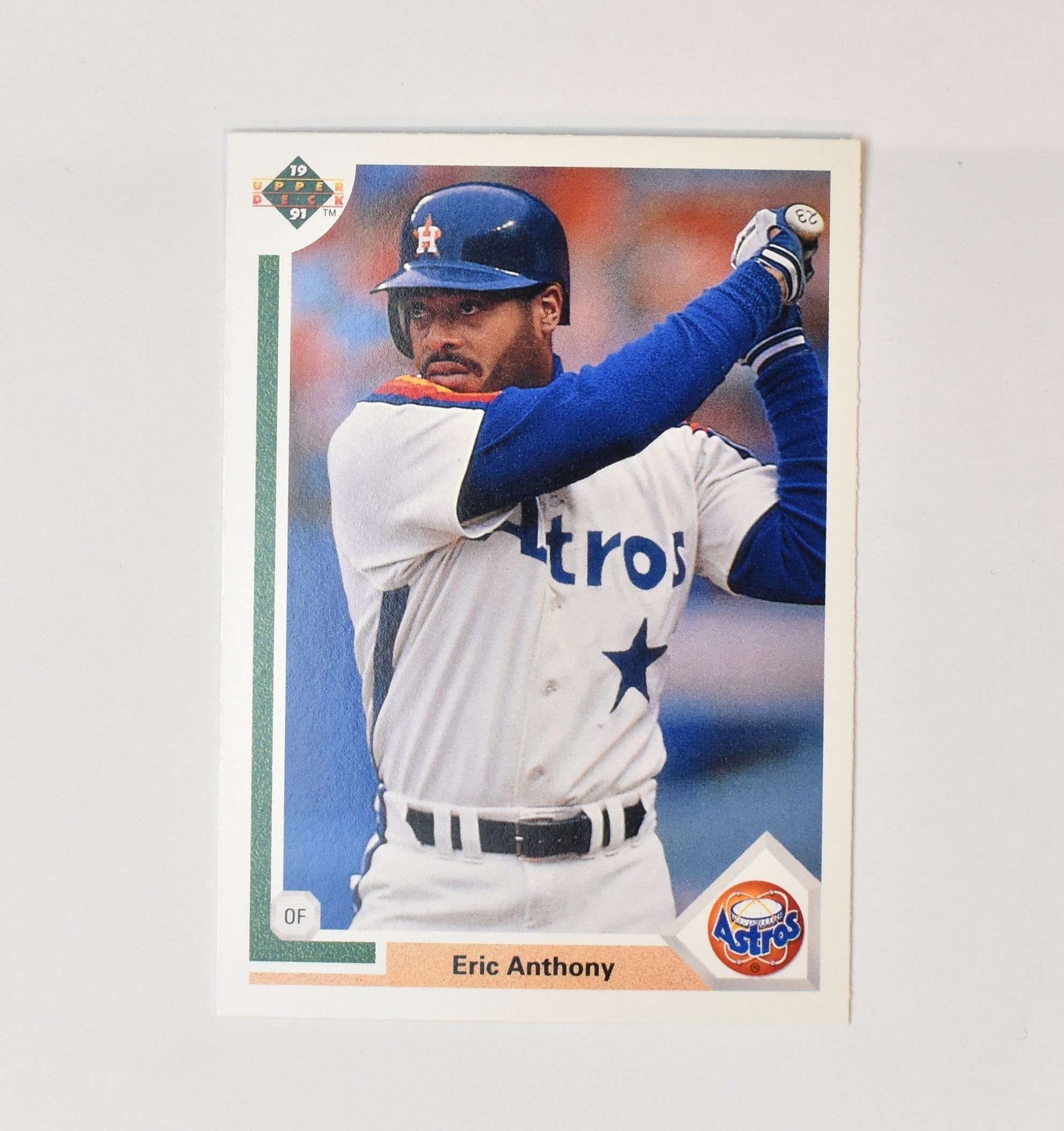 Eric Anthony 533 Upper Deck Baseball Card 1991 Houston Astros