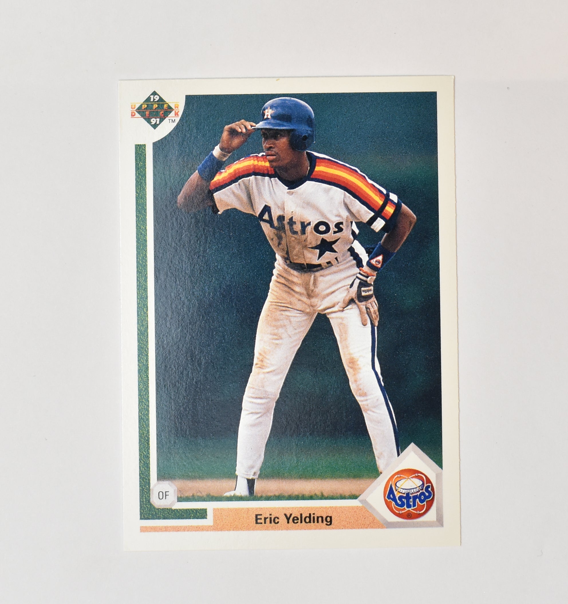 Eric Yelding 197 Upper Deck Baseball Card 1991 Houston Astros