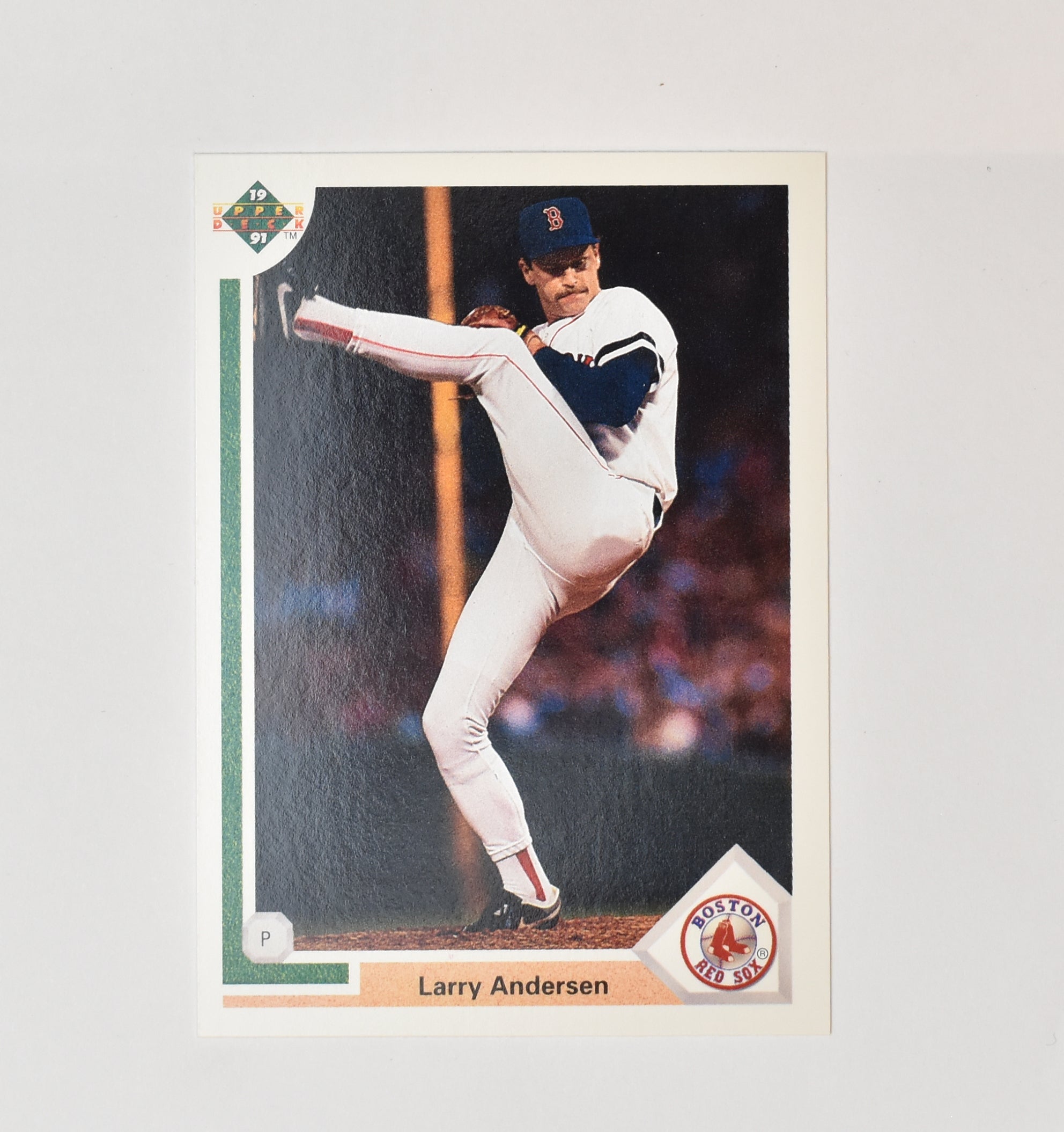 Larry Anderson 41 Upper Deck Baseball Card 91 Boston Red Sox