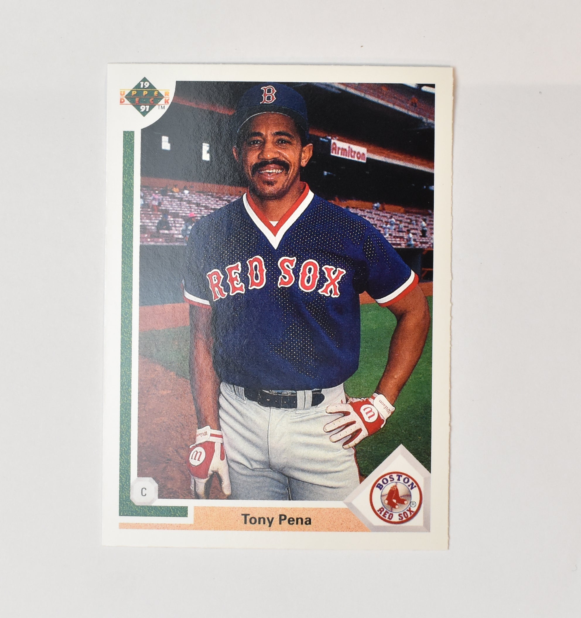 Tony Pena 652 Upper Deck Baseball Card 91 Boston Red Sox