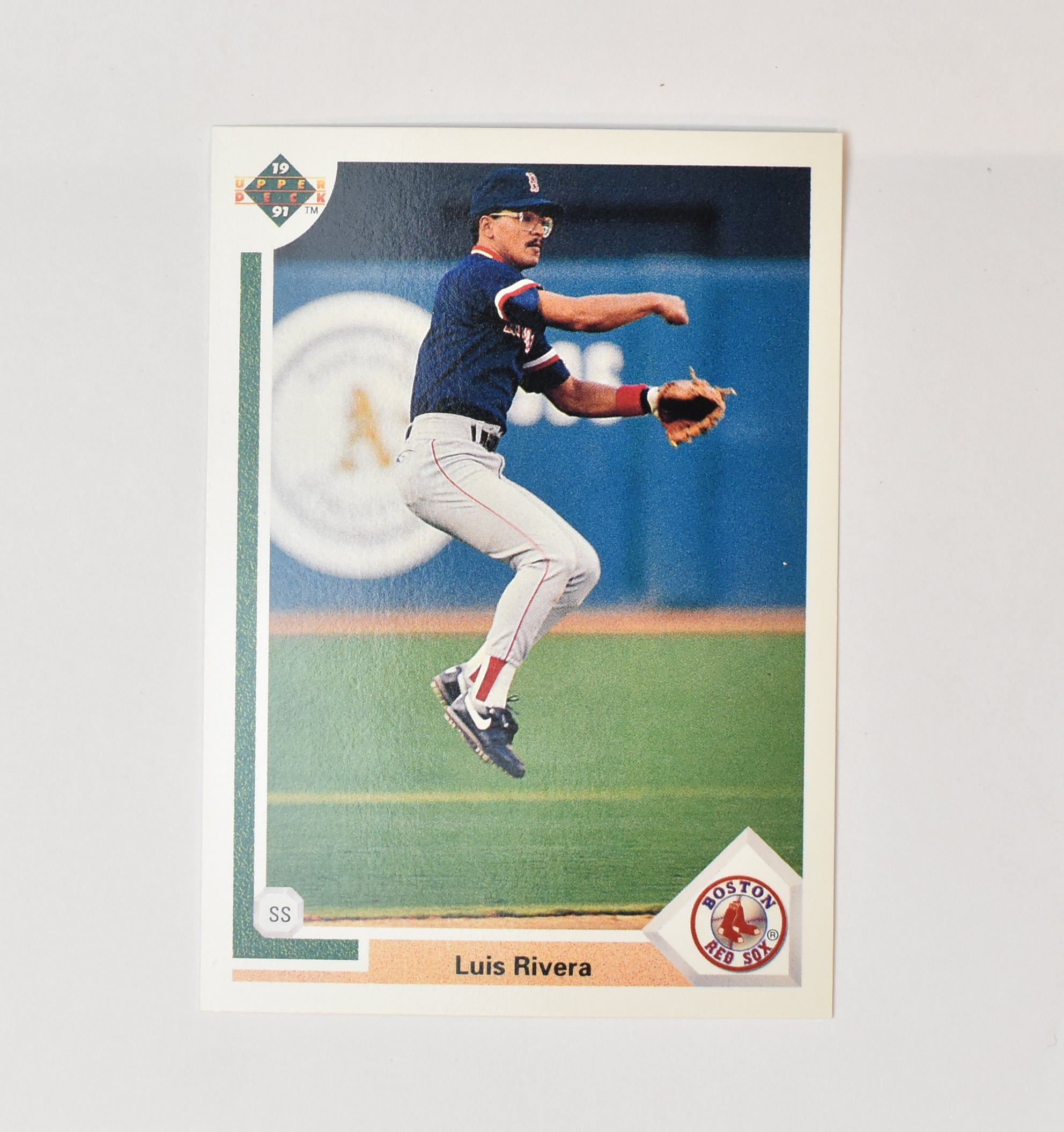 Luis Rivera 182 Upper Deck Baseball Card 1991 Boston Red Sox