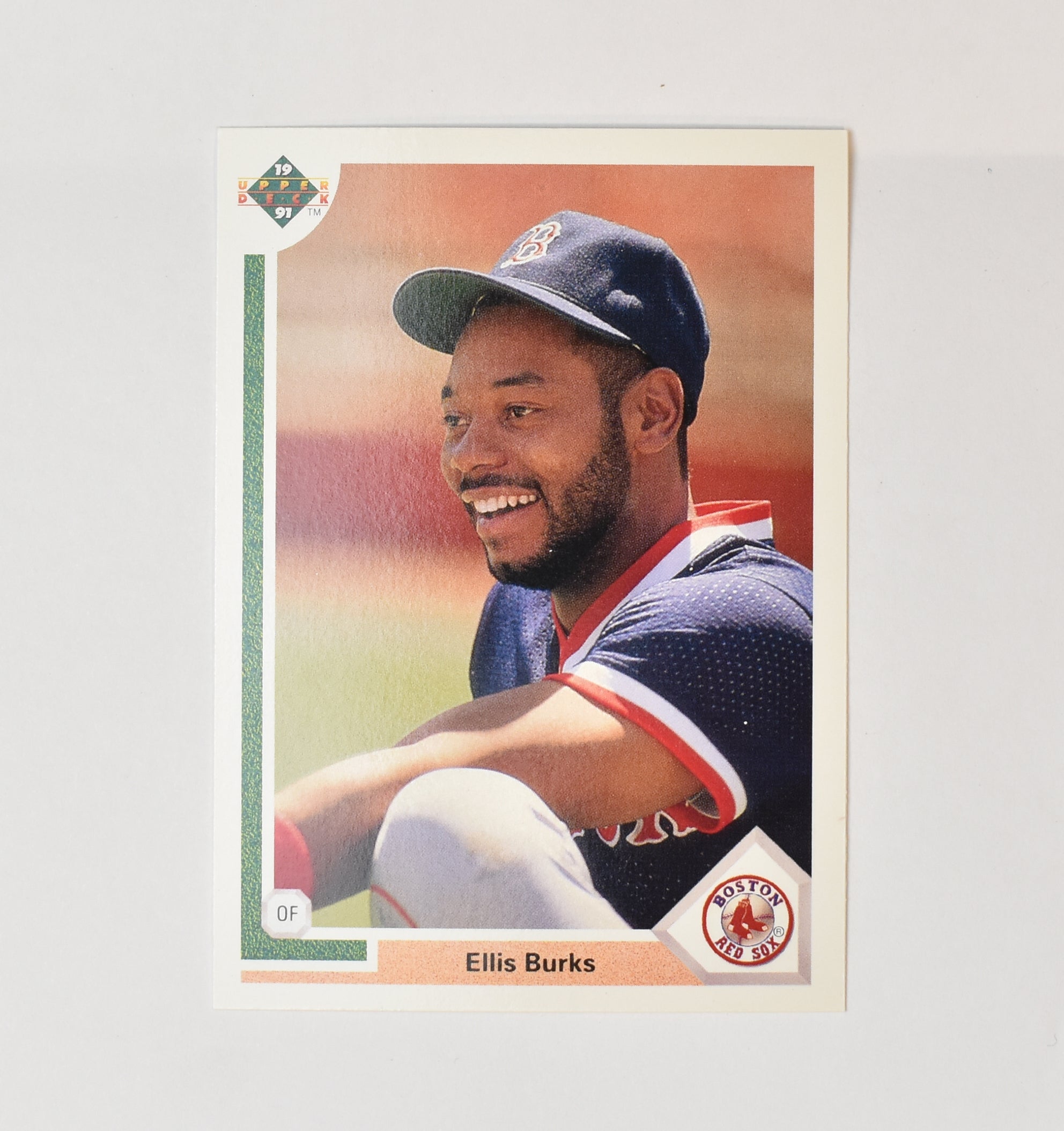 Ellis Burks 436 Upper Deck Baseball Card 1991 Boston Red Sox