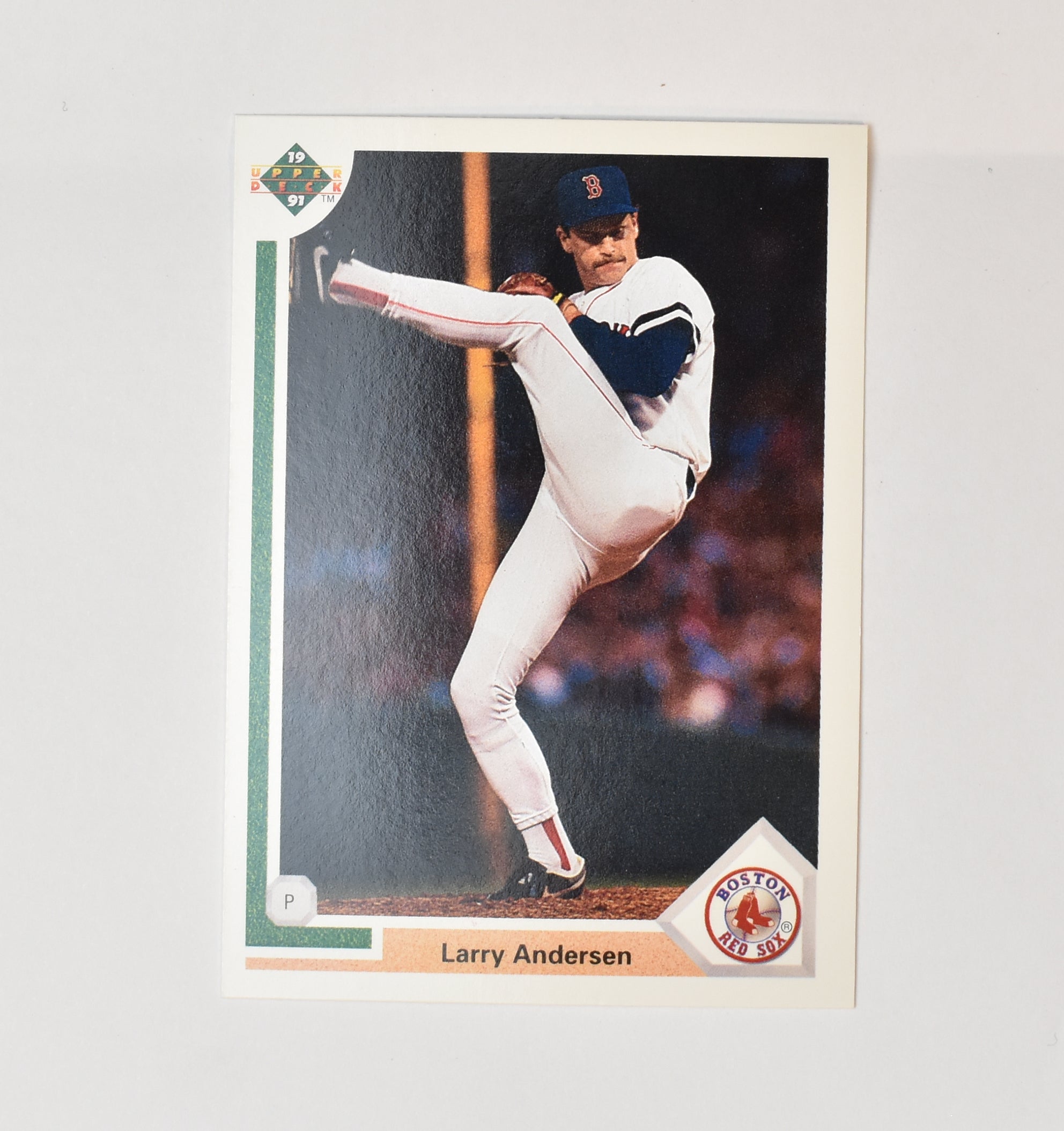 Larry Anderson 41 Upper Deck Baseball Card 1991 Boston Red Sox