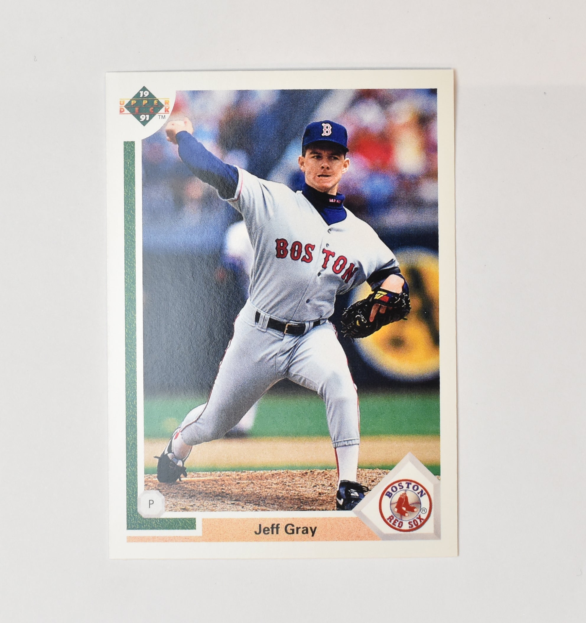 Jeff Gray 685 Upper Deck Baseball Card 1991 Boston Red Sox