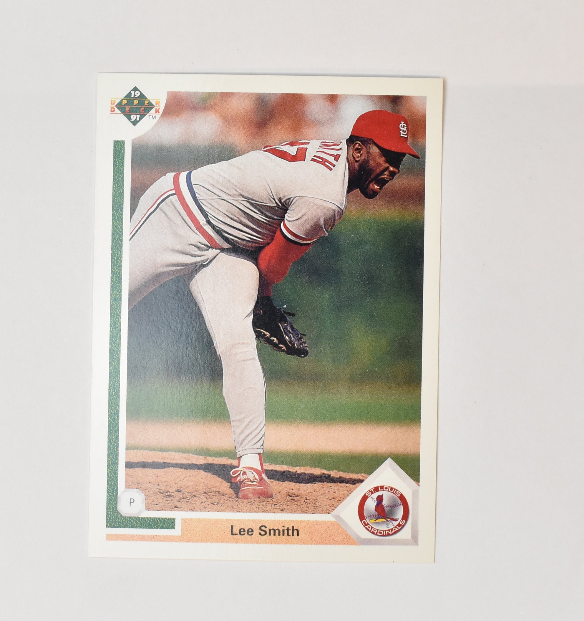 Lee Smith 348 Upper Deck Baseball Card 1991 St Louis Cardinals
