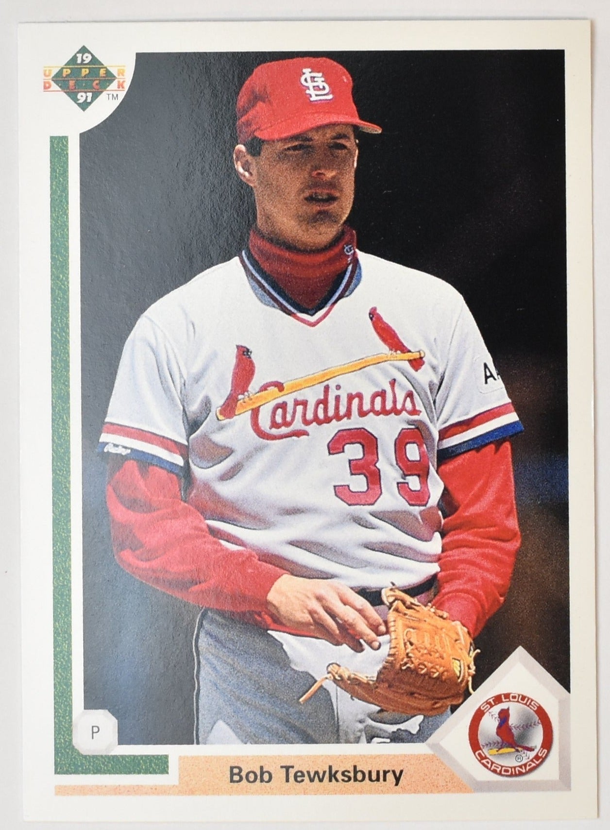 Bob Tewksbury 630 Upper Deck Baseball Card 1991 St Louis Cardinals