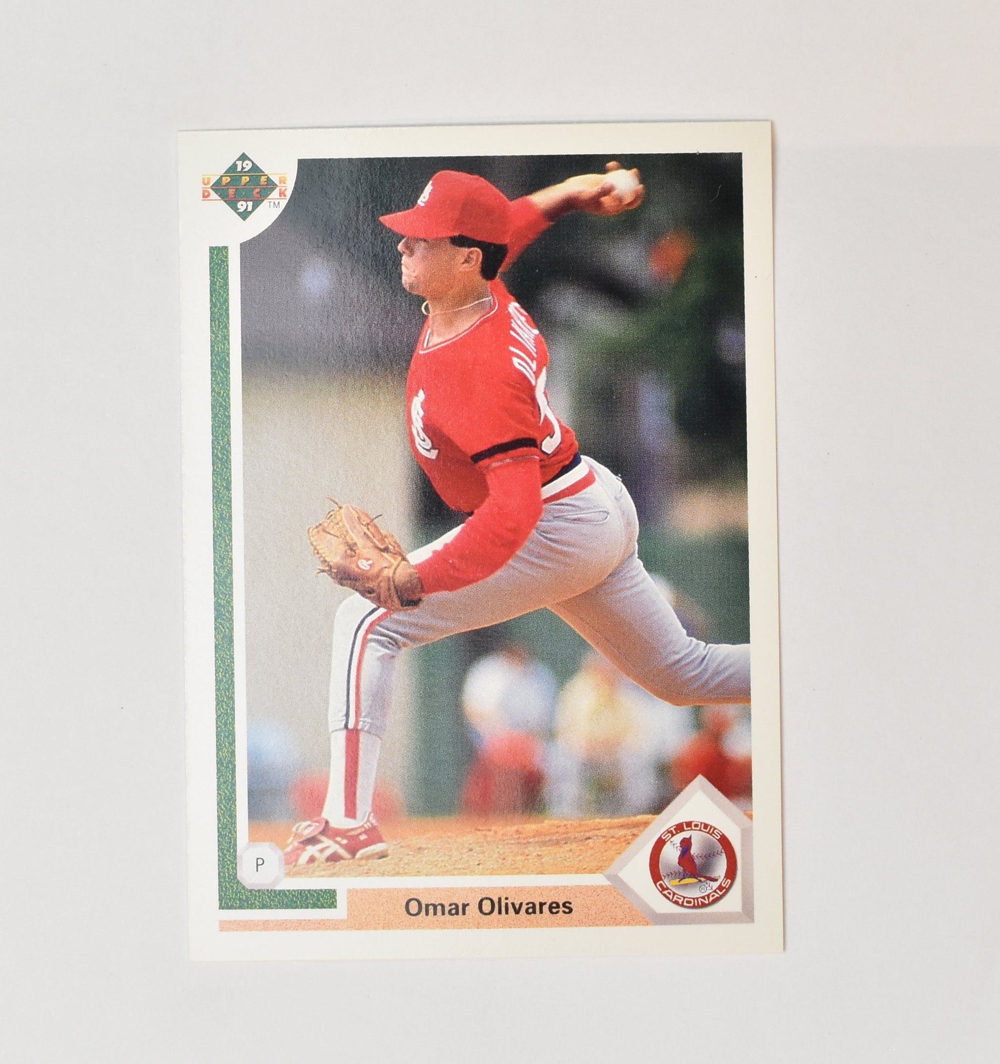 Omar Olivares 463 Upper Deck Baseball Card 1991 St Louis Cardinals