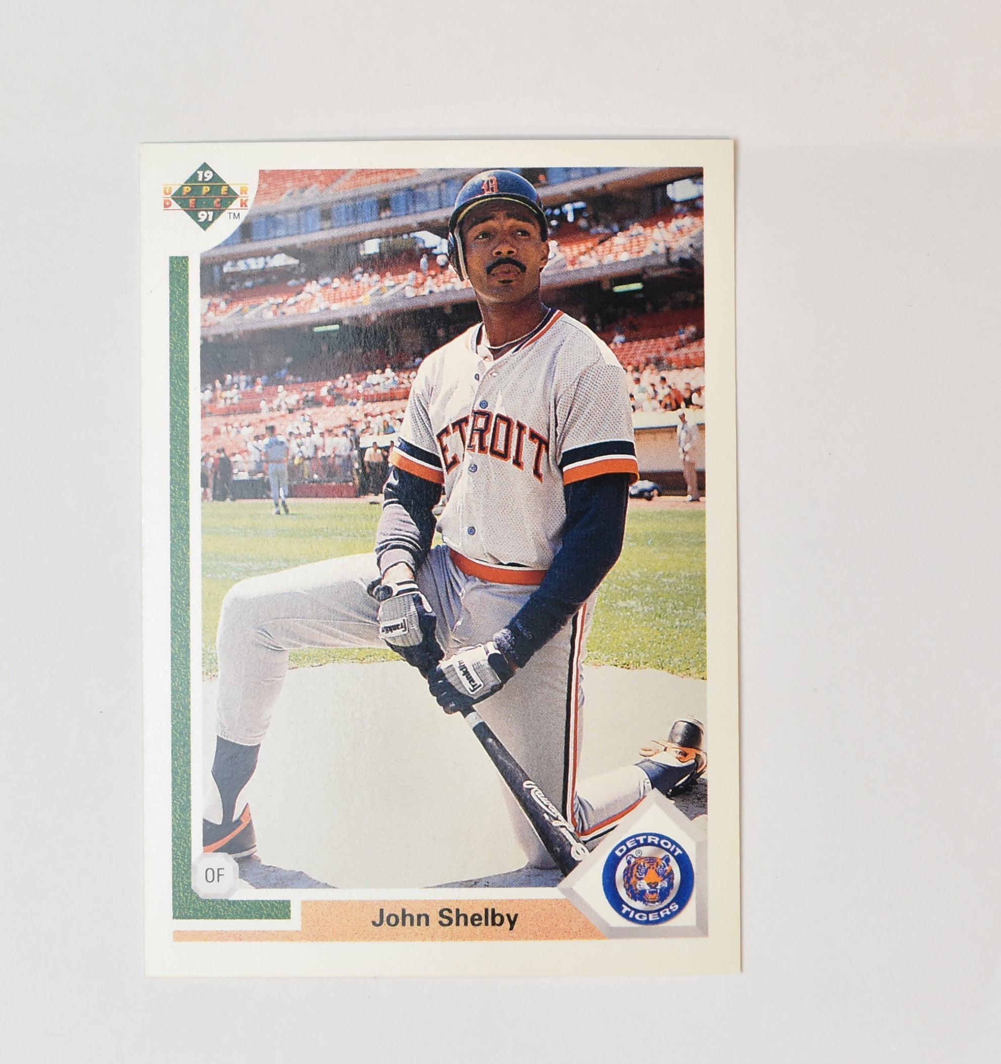 John Shelby 201 Upper Deck Baseball Card 1991 Detroit Tigers