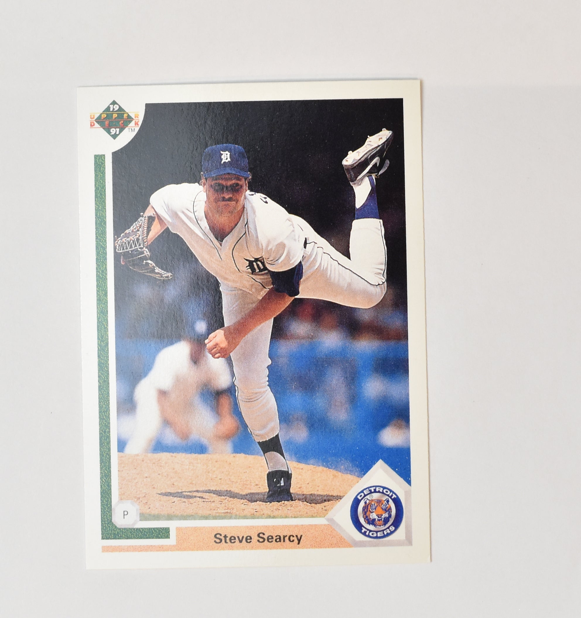 Steve Searcy 338 Upper Deck Baseball Card 91 Detroit Tigers