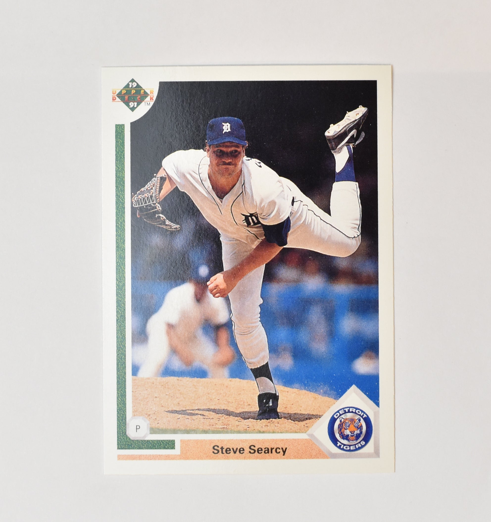Steve Searcy 338 Upper Deck Baseball Card 1991 Detroit Tigers