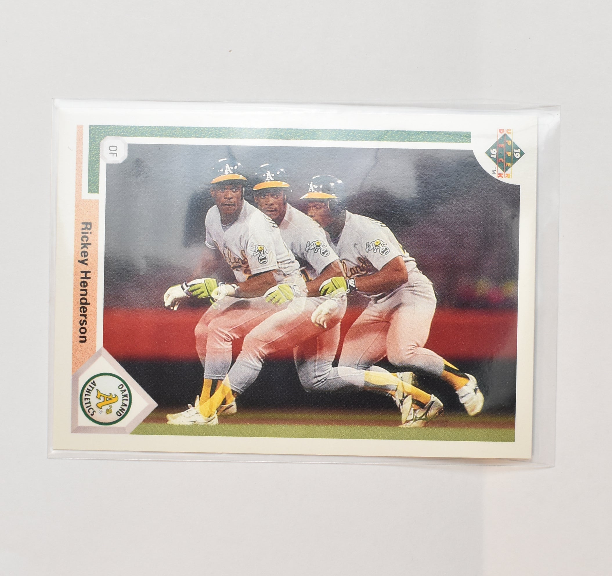 Rickey Henderson 444 Upper Deck 1991 Baseball Card Oakland Athletics