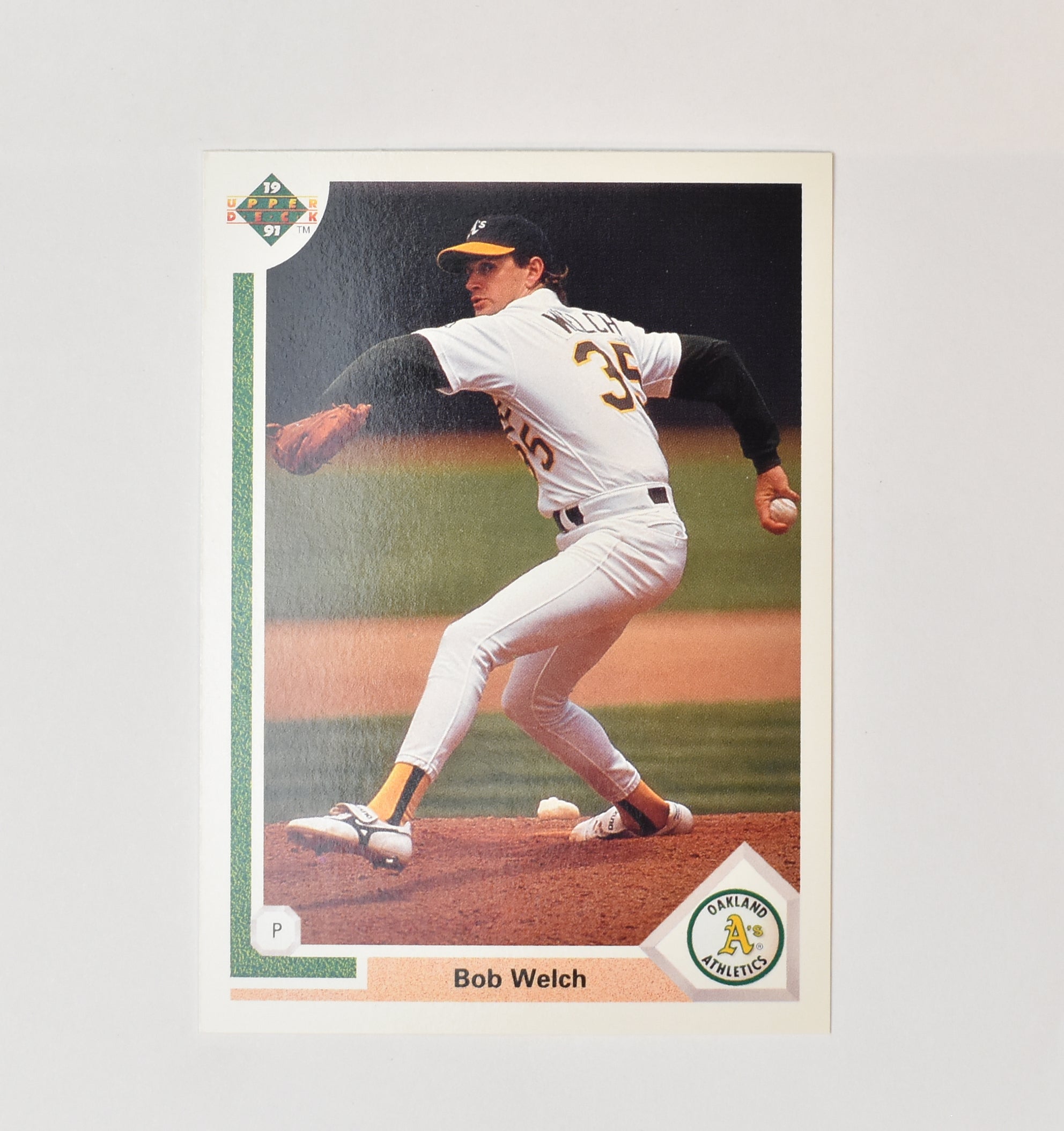 Bob Welch 425 Upper Deck 1991 Baseball Card Oakland