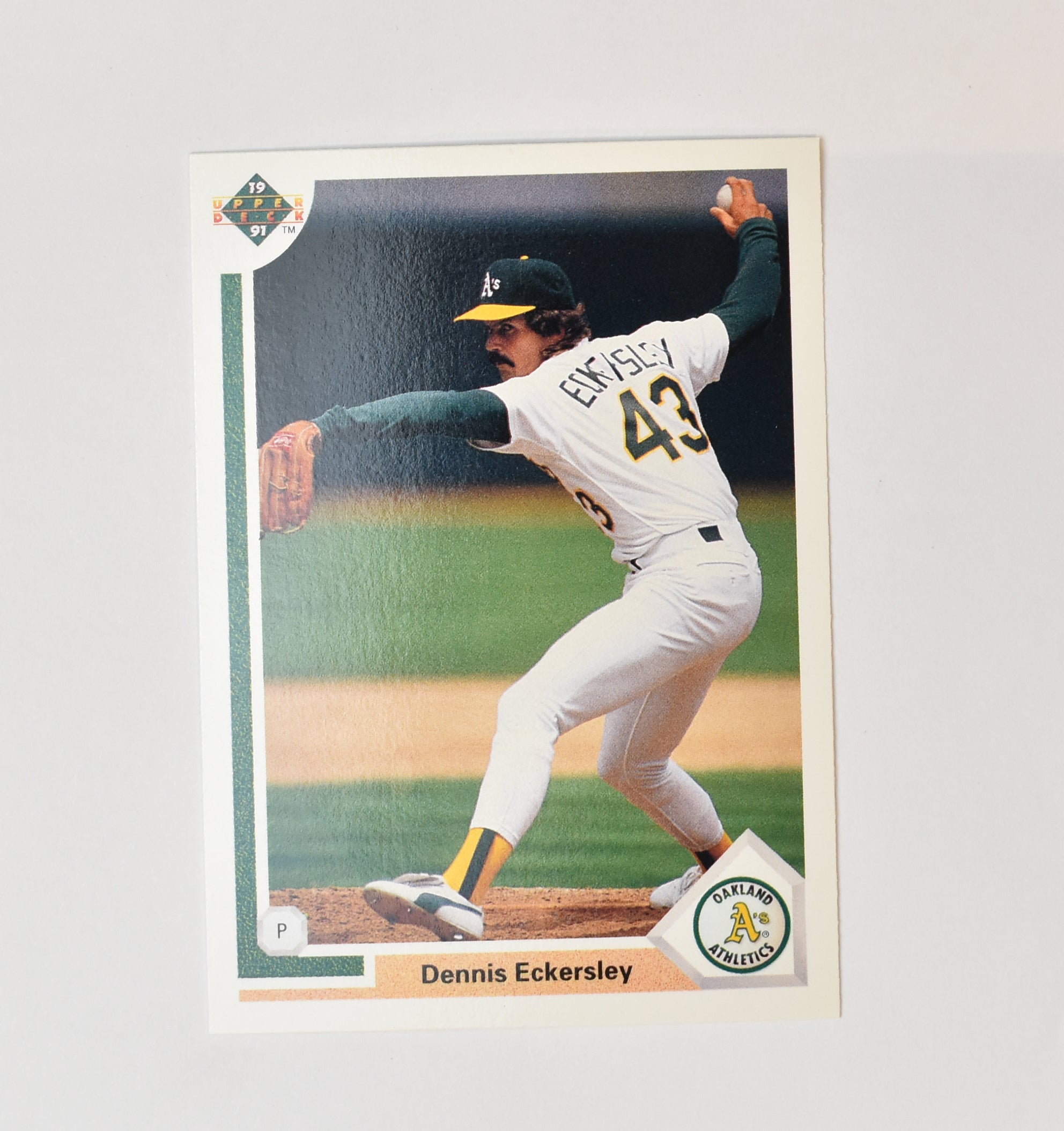 Dennis Eckersley 172 Upper Deck 1991 Baseball Card Oakland