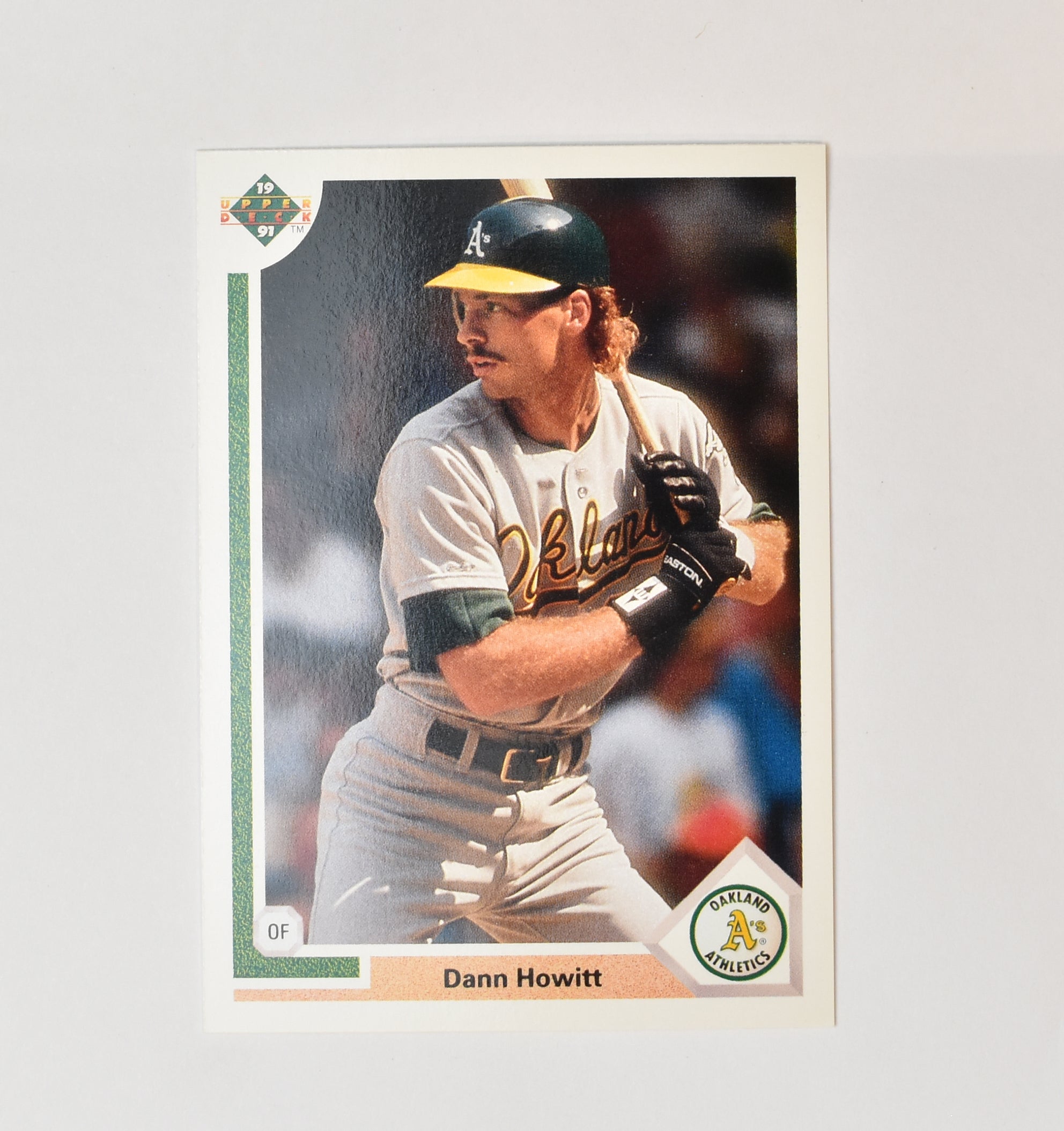 Dann Howitt 442 Upper Deck 1991 Baseball Card Oakland Athletics