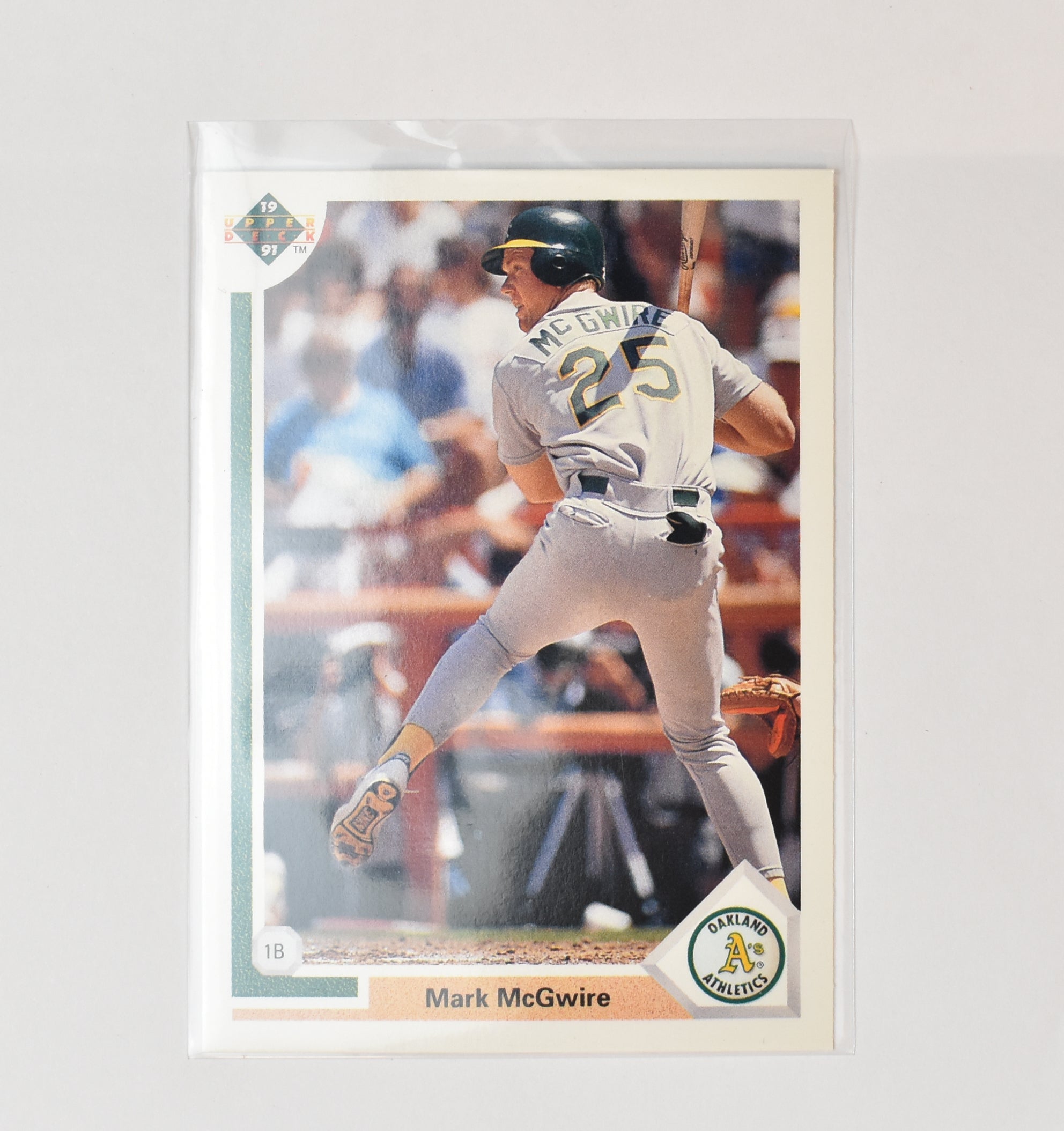 Mark McGwire 174 Upper Deck 1991 Baseball Card Oakland Athletics