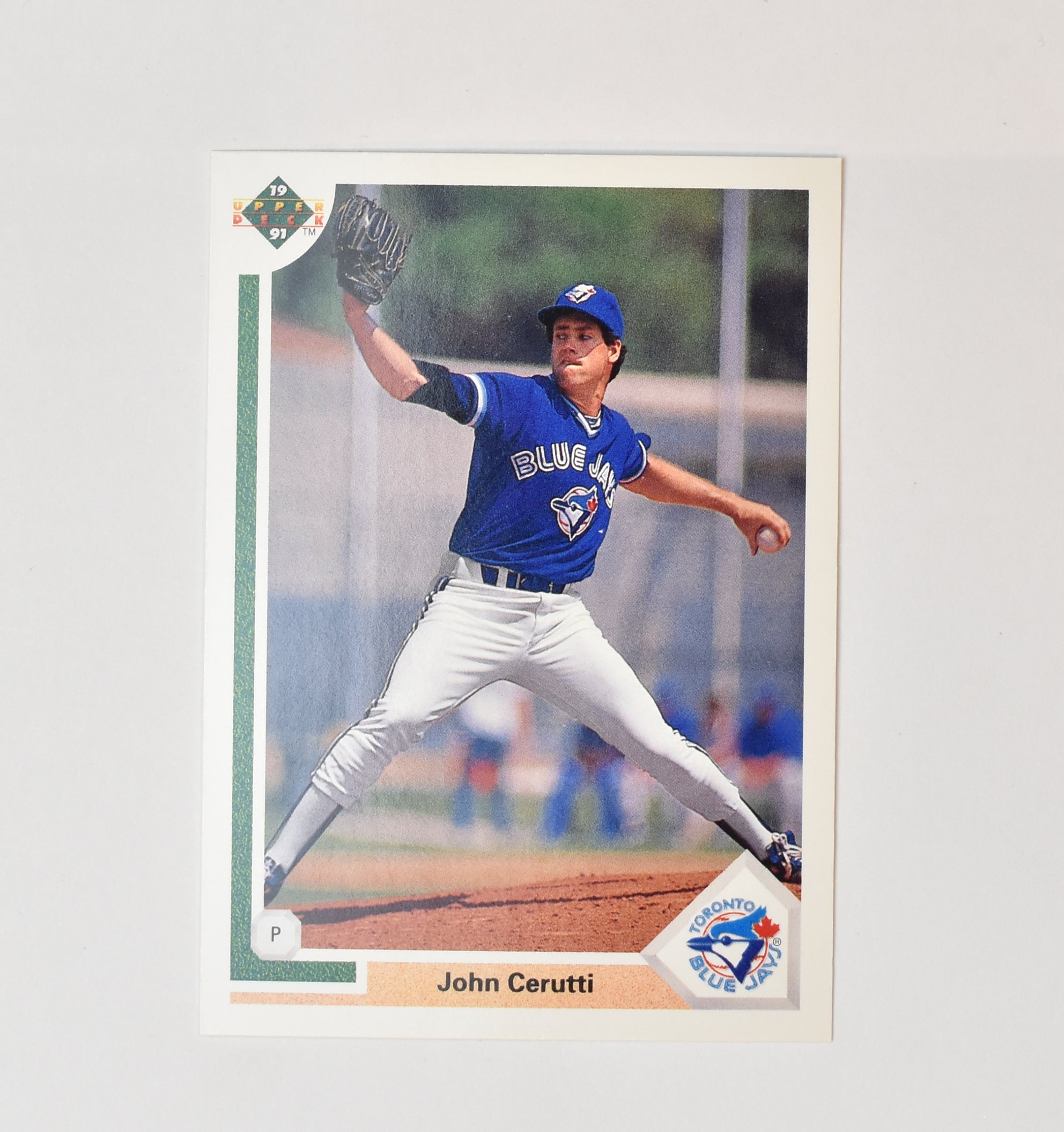 John Cerutti 585 Upper Deck 1991 Baseball Card Toronto Blue Jays