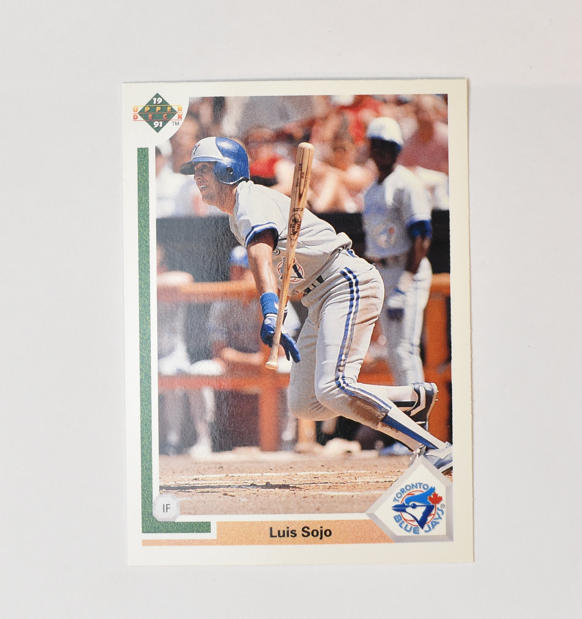 Luis Sojo 297 Upper Deck 1991 Baseball Card Toronto Blue Jays