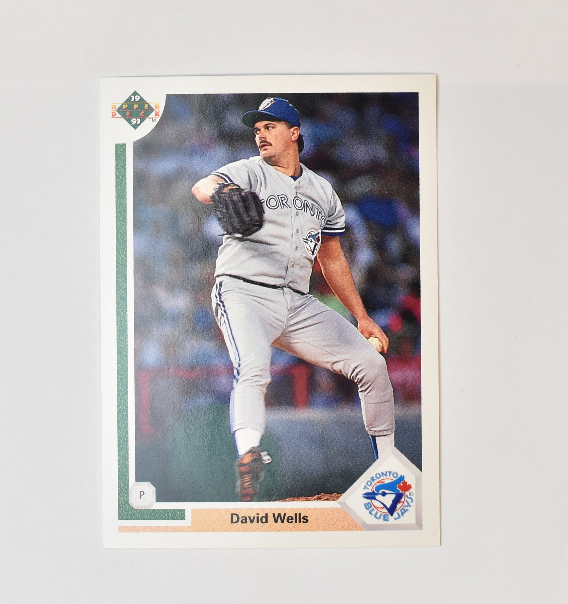 David Wells 583 Upper Deck 1991 Baseball Card Toronto Blue Jays
