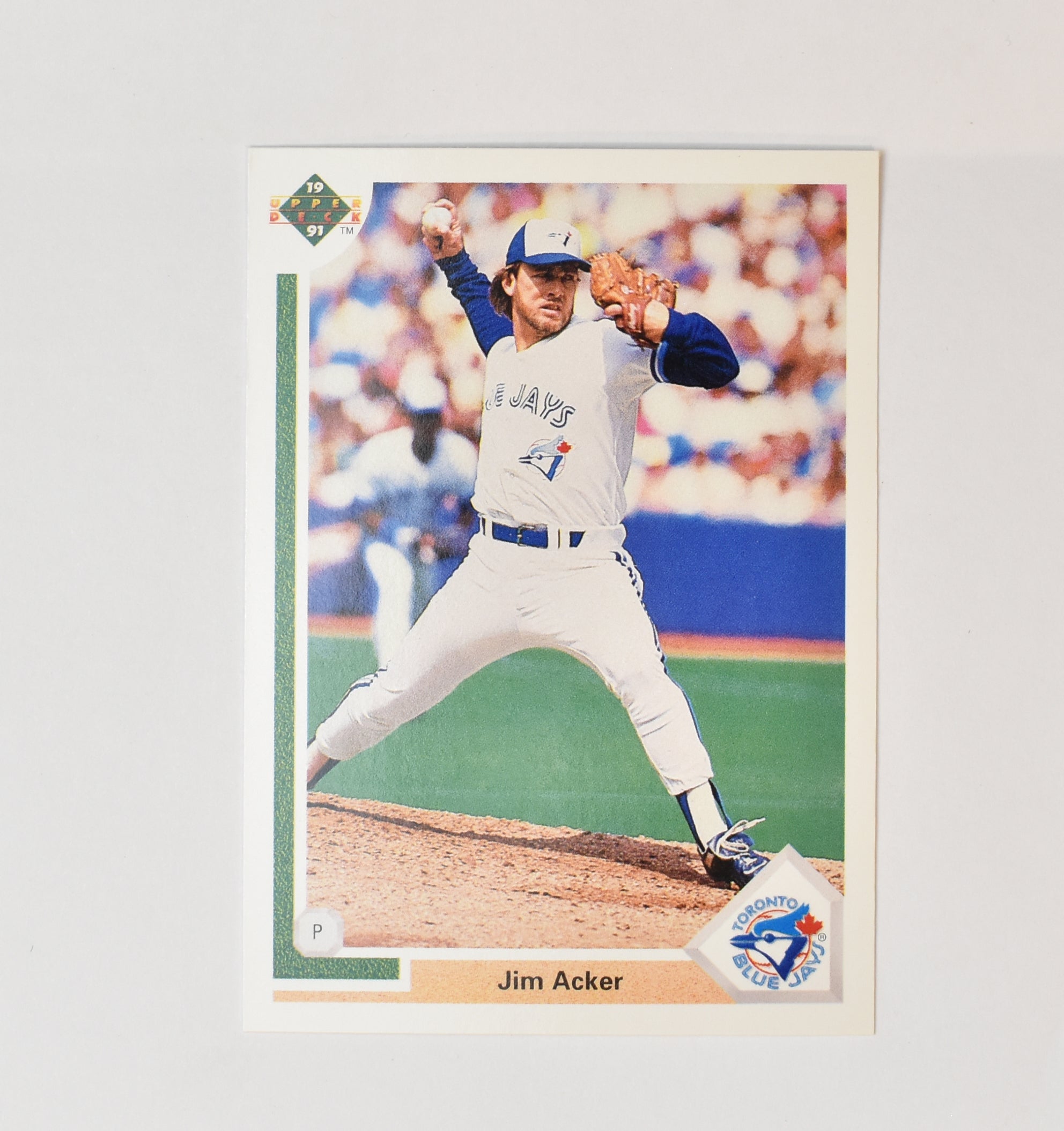 Jim Acker 670 Upper Deck 1991 Baseball Card Toronto Blue Jays
