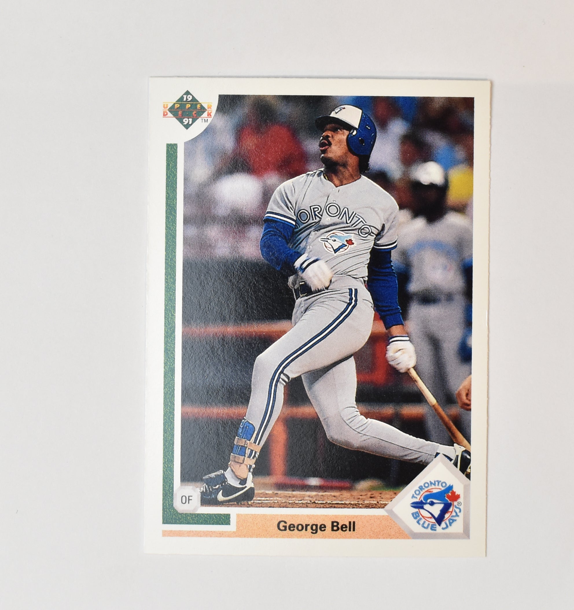 George Bell 532 Upper Deck 1991 Baseball Card Toronto Blue Jays