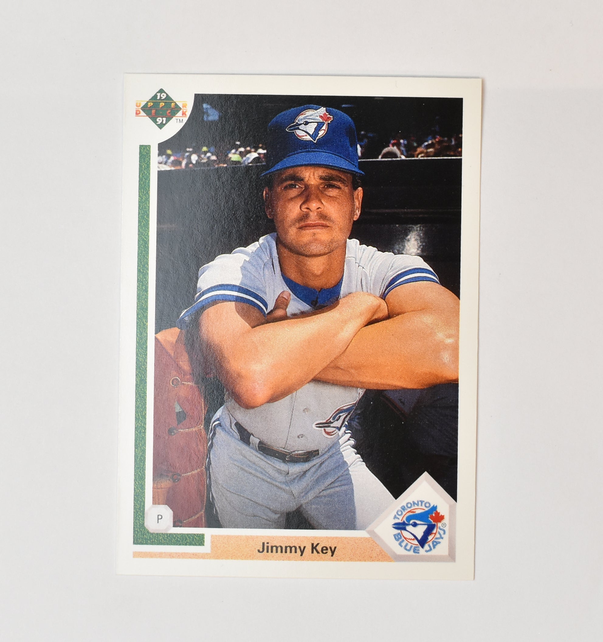 Jimmy Key 667 Upper Deck 91 Baseball Card Toronto Blue Jays
