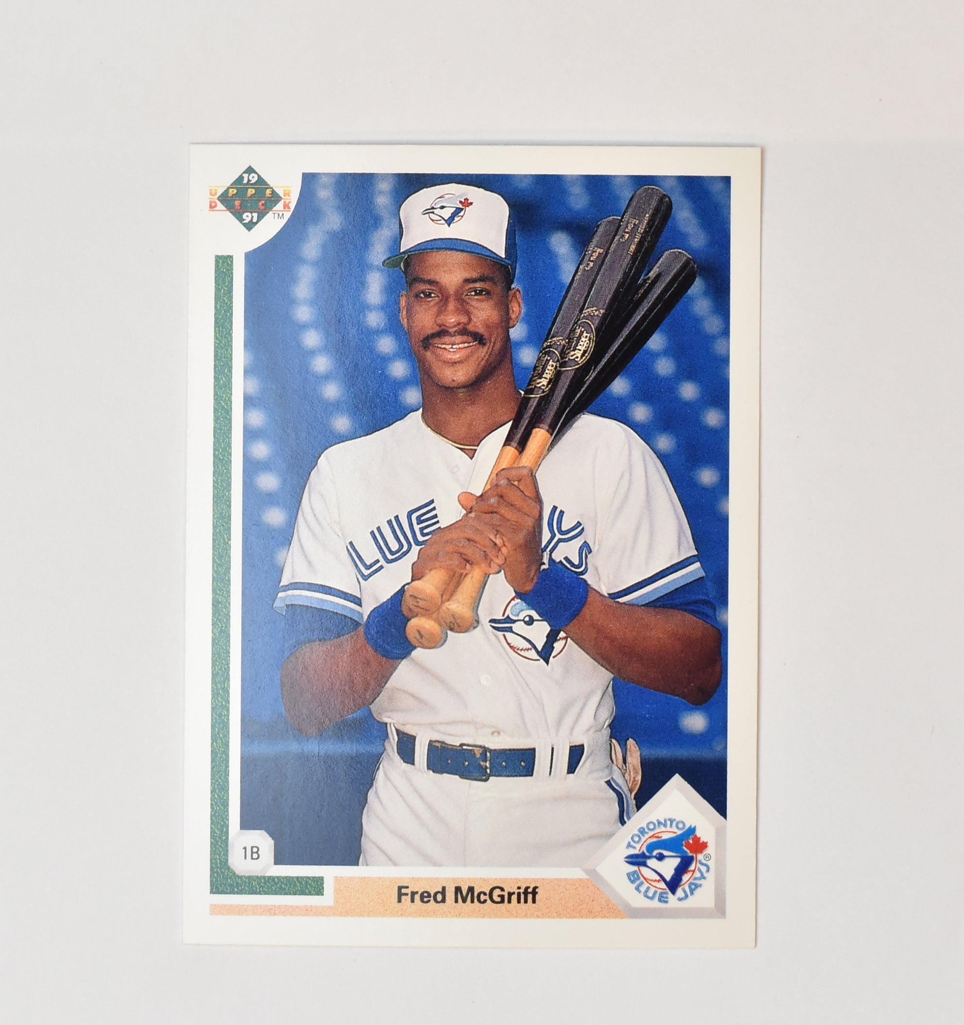 Fred McGriff 565 Upper Deck 1991 Baseball Card Toronto Blue Jays