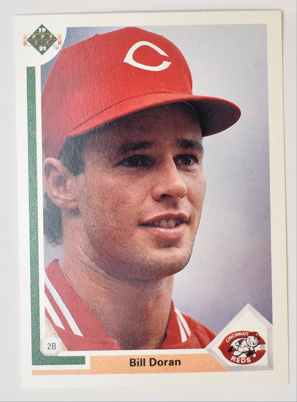 Bill Doran 398 Upper Deck 1991 Baseball Card Cincinnati Reds