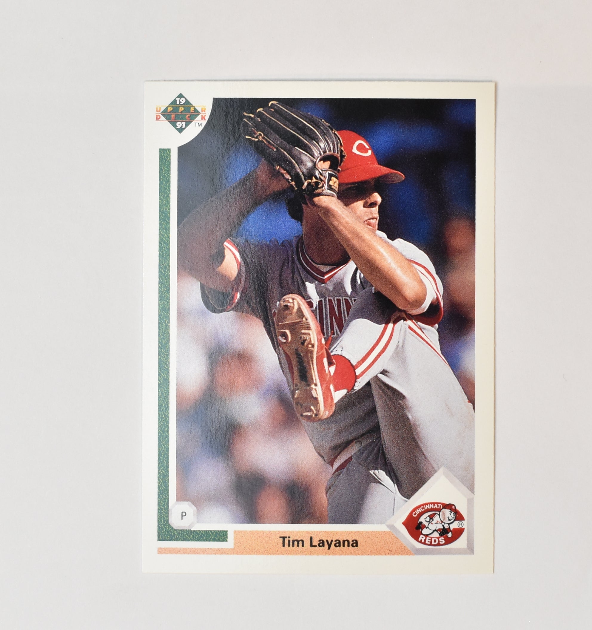 Tim Layana 396 Upper Deck 1991 Baseball Card Cincinnati Reds
