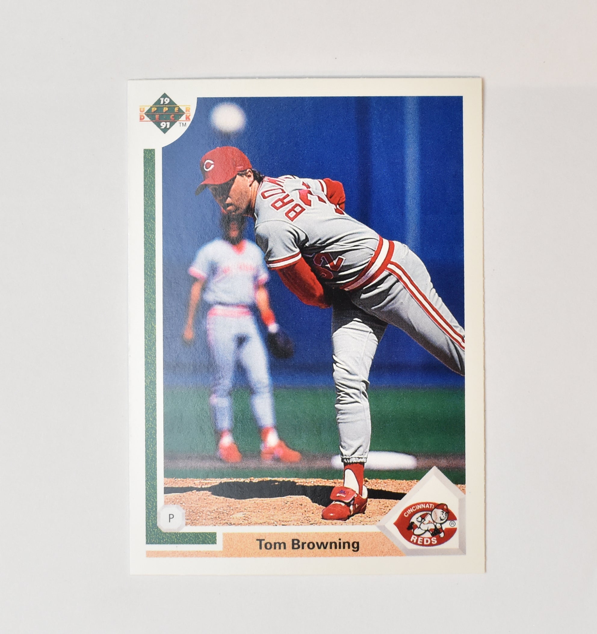 Tom Browning 633 Upper Deck 1991 Baseball Card Cincinnati Reds