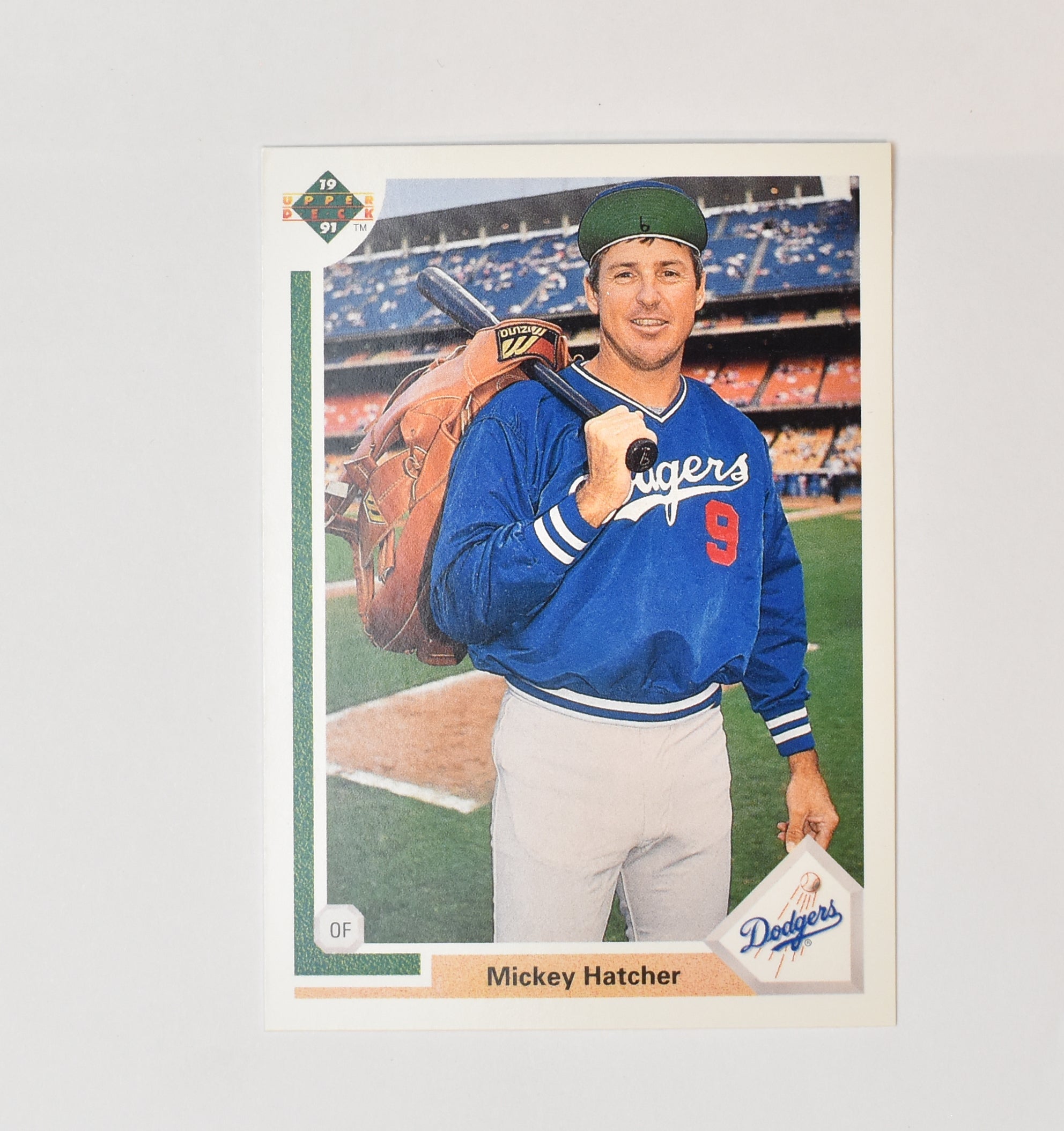 Mickey Hatcher 666 Upper Deck 91 Baseball Card Los Angeles Dodgers