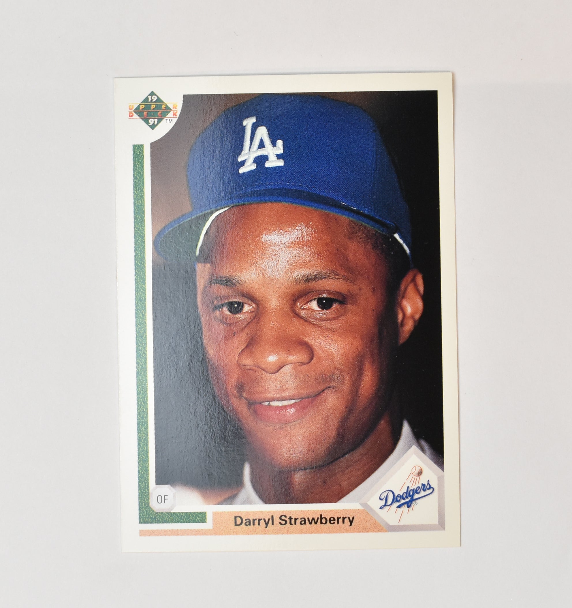 Darryl Strawberry 245 Upper Deck 1991 Baseball Card Los Angeles Dodgers